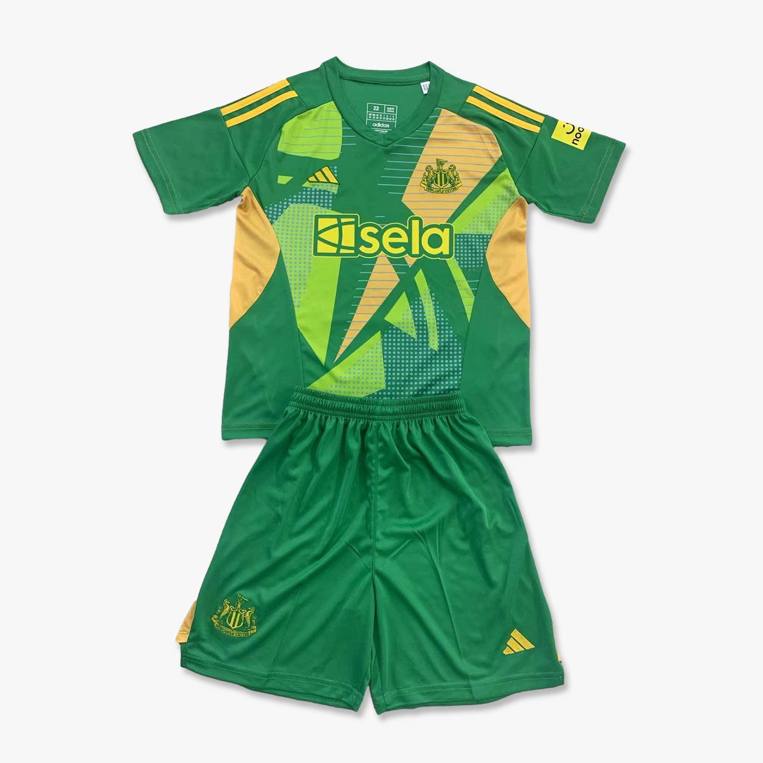 Newcastle United 24-25 Green Goalkeeper Kids Kit - ManixJersey