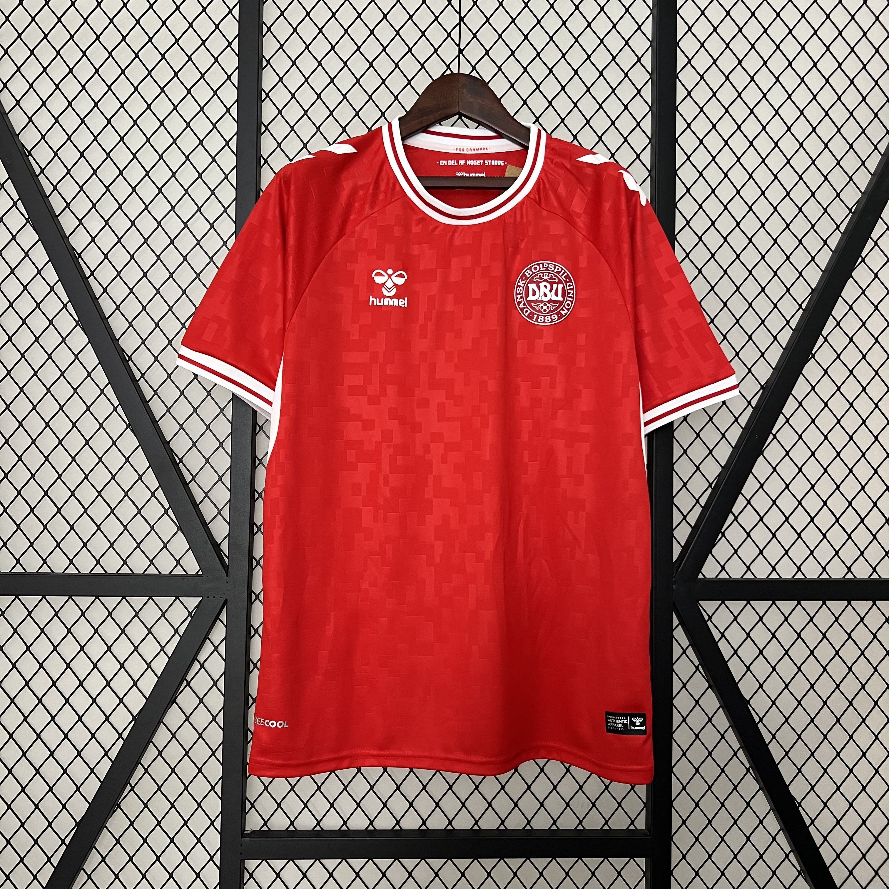 Denmark 2024 Home Stadium Jersey - Fans Version - ManixJersey