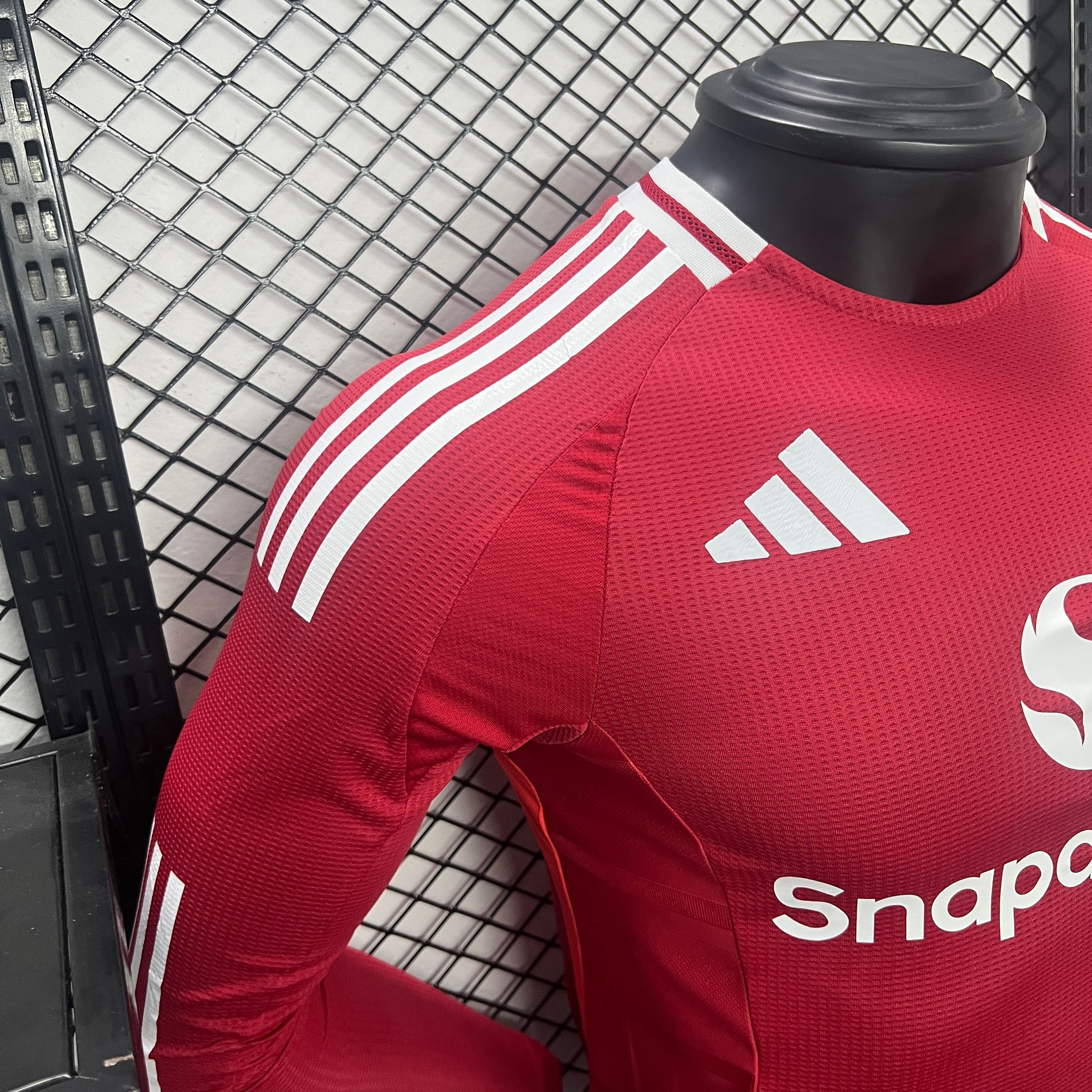 Manchester United 24-25 Home Long Sleeve Jersey - Player Version - ManixJersey