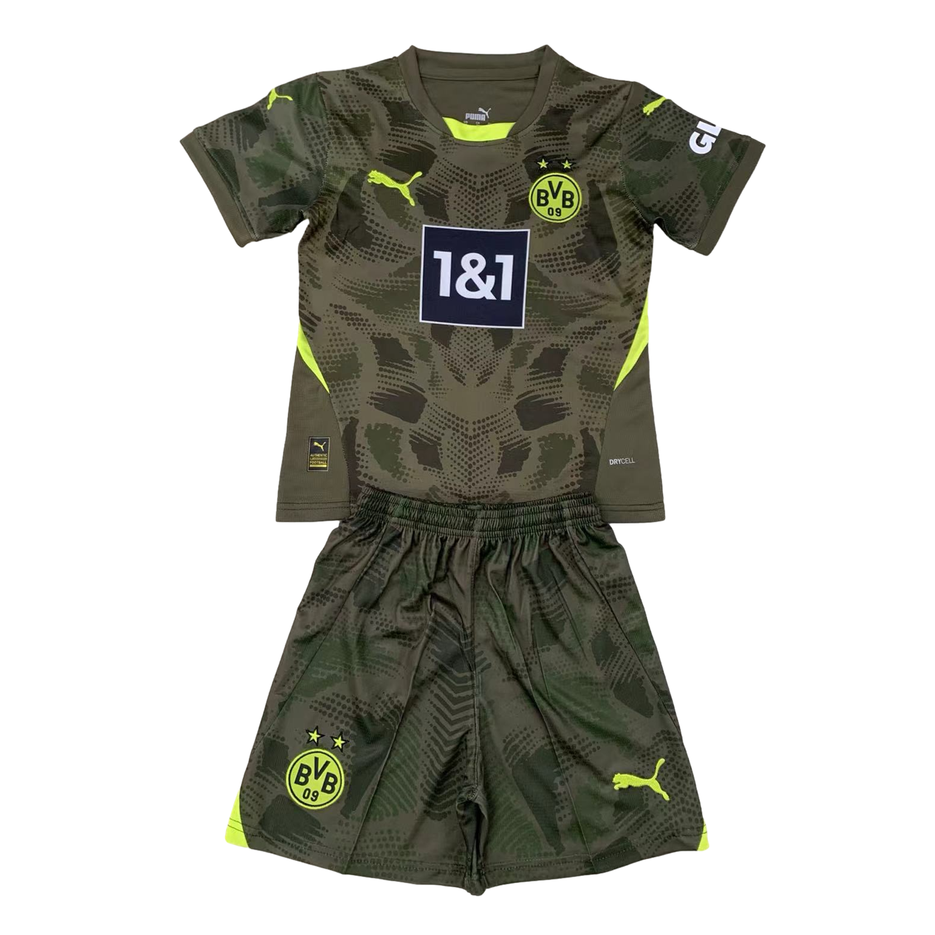 Dortmund 24-25 Goalkeeper Kids Kit - Green - ManixJersey