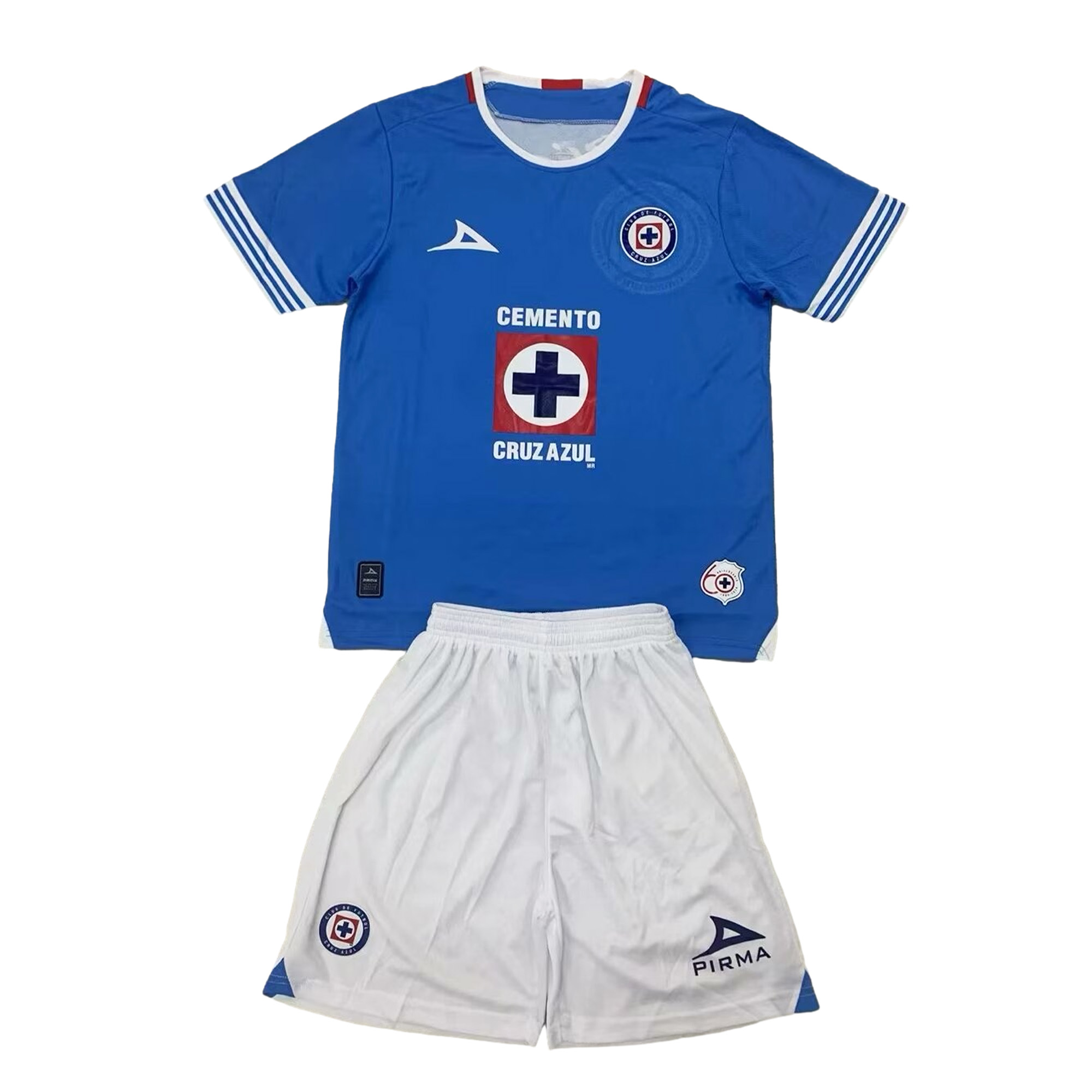 Cruz Azul 24-25 Home Stadium Kids Kit - ManixJersey