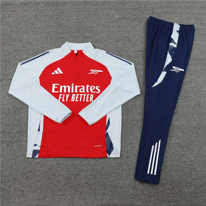 Arsenal 24-25 Long Sleeve Training Set - Red & Blue - ManixJersey