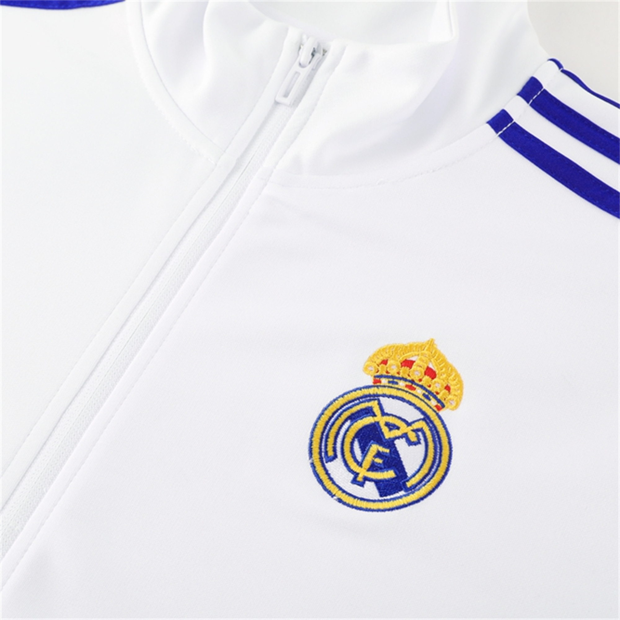 Real Madrid 24-25 Jacket Training Tracksuit - Blue & White - ManixJersey