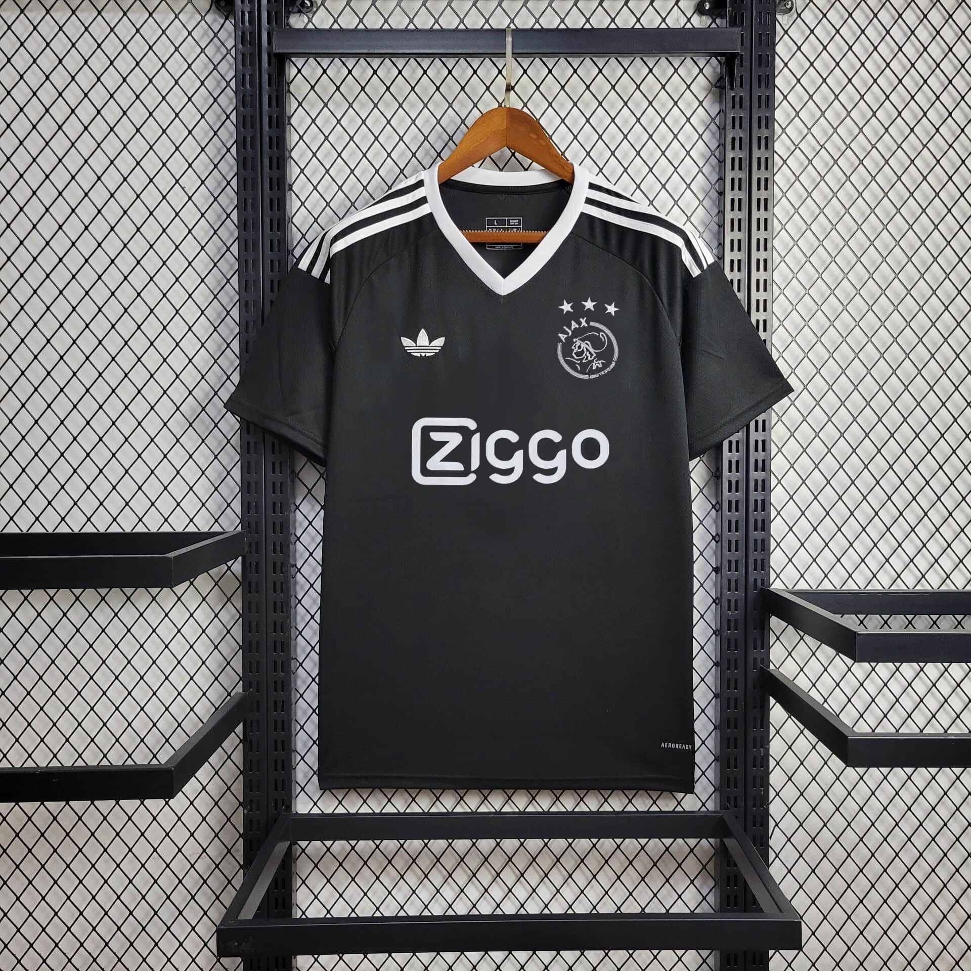 Ajax 24-25 Third Goalkeeper Black Jersey - Fans Version - ManixJersey
