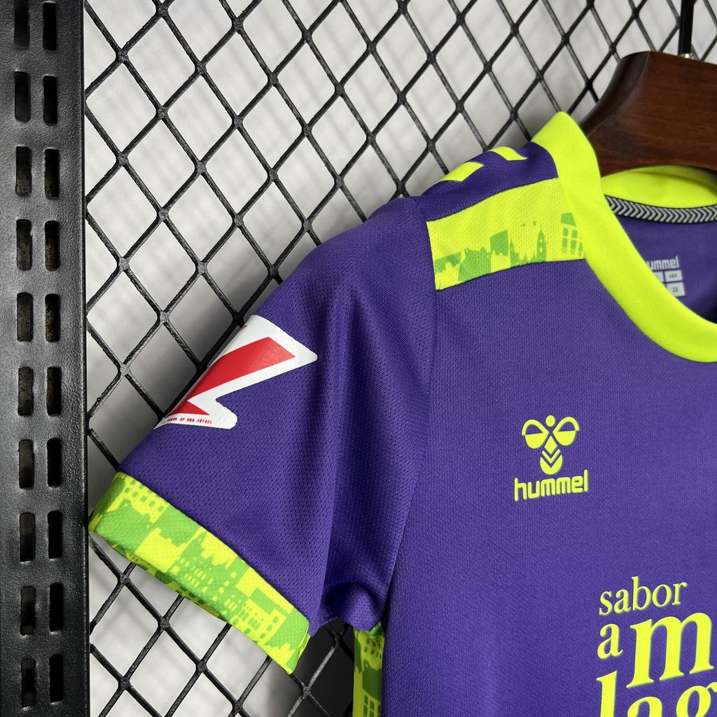 Malaga 24-25 Away Kids Kit - ManixJersey