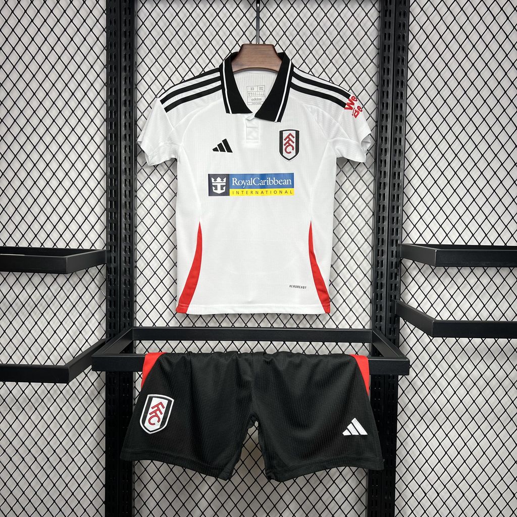 Fulham 24-25 Home Stadium Kids Kit - ManixJersey