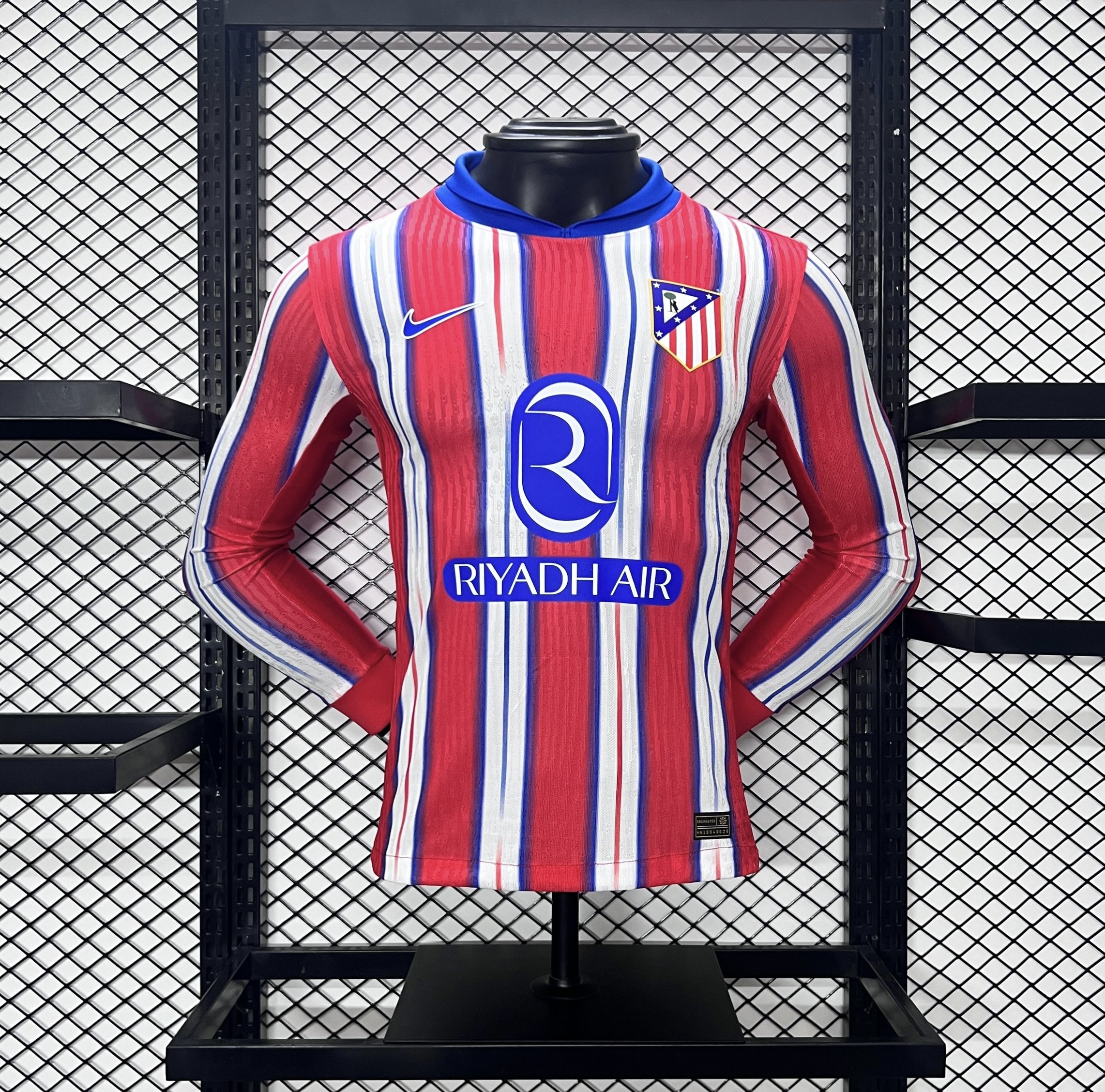 Atletico Madrid 24-25 Home Long Sleeve Jersey - Player Version - ManixJersey