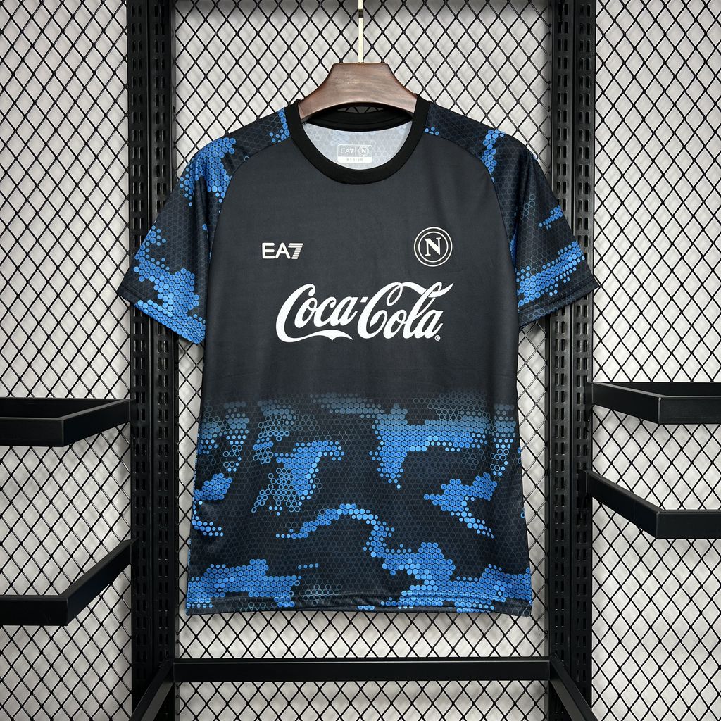 Napoli 24-25 Black Blue Training Jersey - Fans Version - ManixJersey