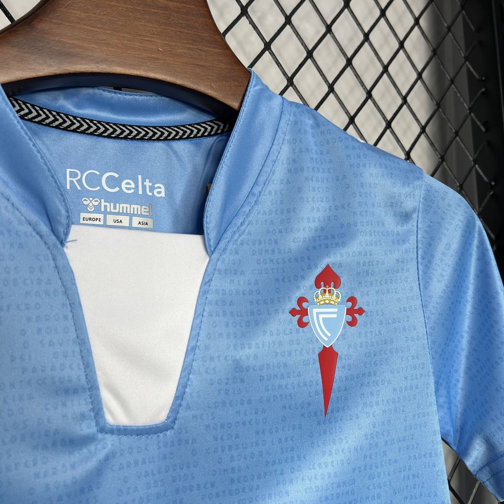 Celta Vigo 24-25 Home Stadium Kids Kit - ManixJersey