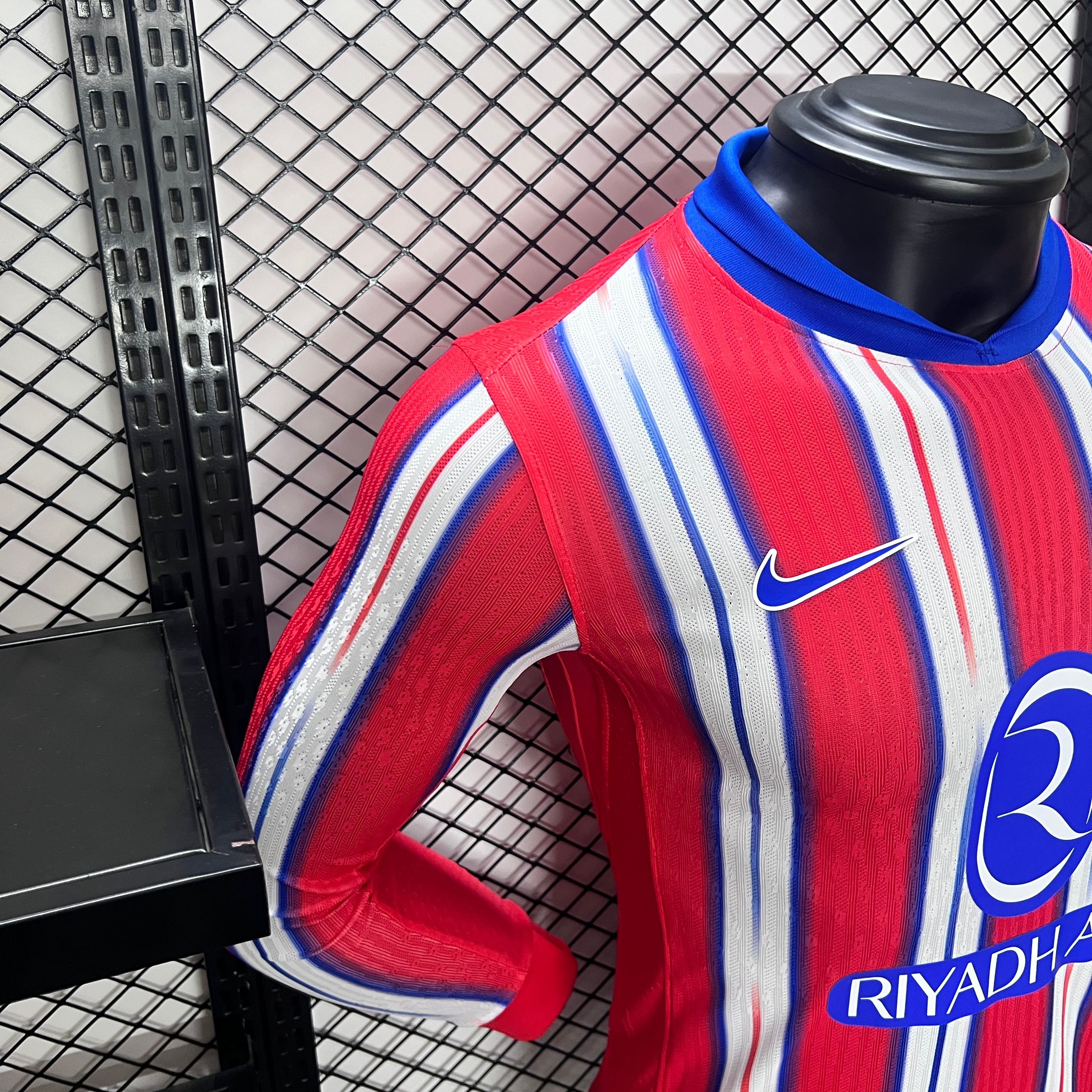 Atletico Madrid 24-25 Home Long Sleeve Jersey - Player Version - ManixJersey