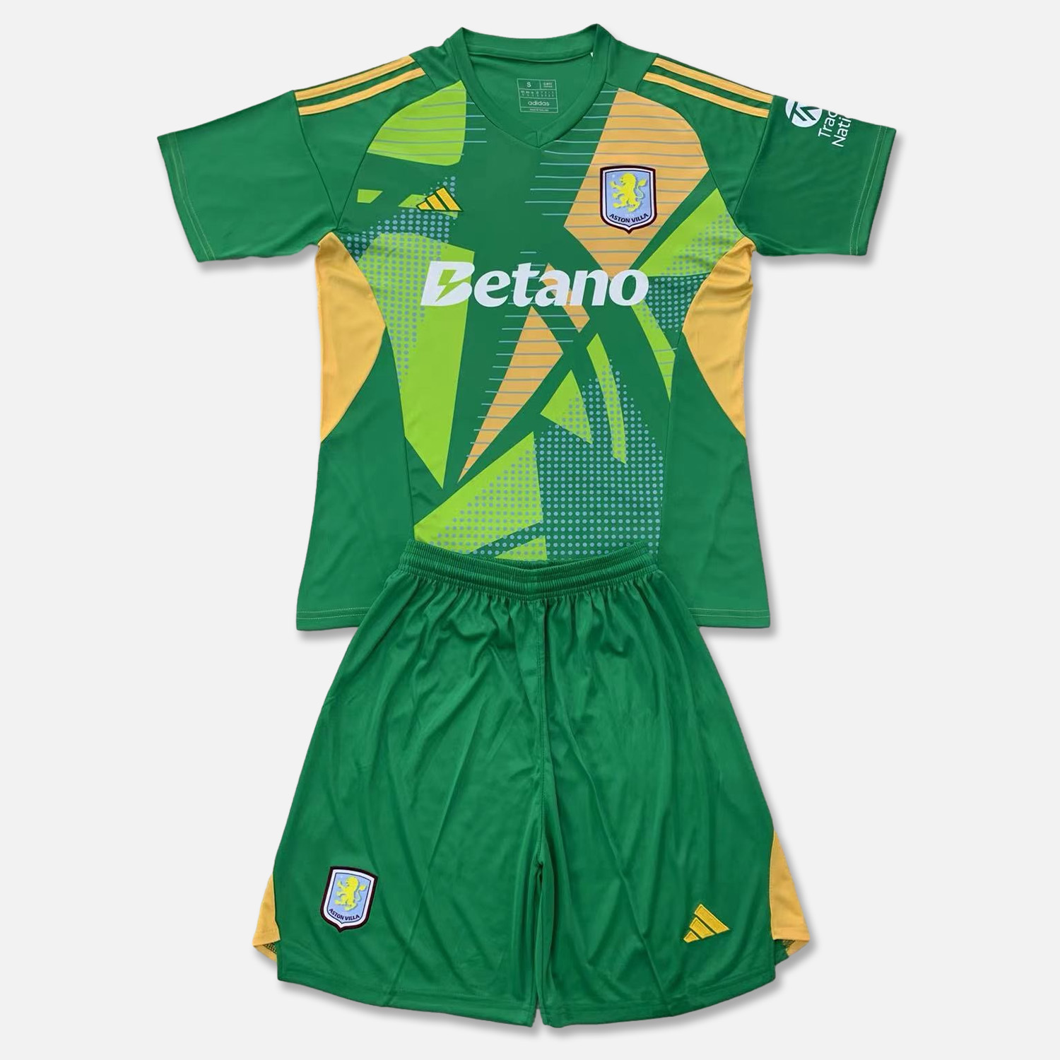 Aston Villa 24-25 Fruit Green GK Men's Adult Jersey Set - Fans Version - ManixJersey