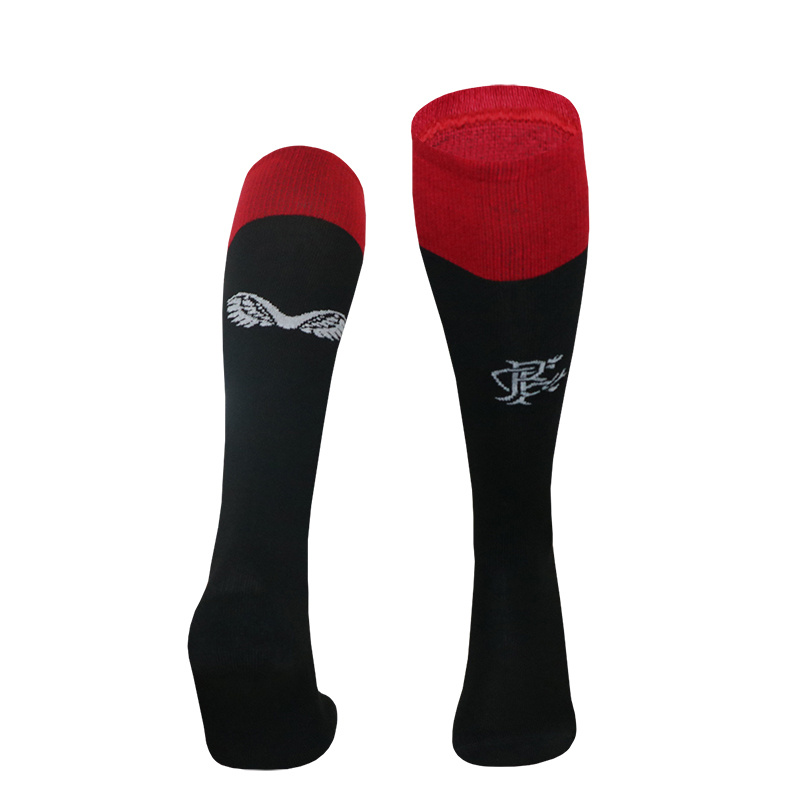 Glasgow Rangers 24-25 Home Socks - Black & Red - ManixJersey