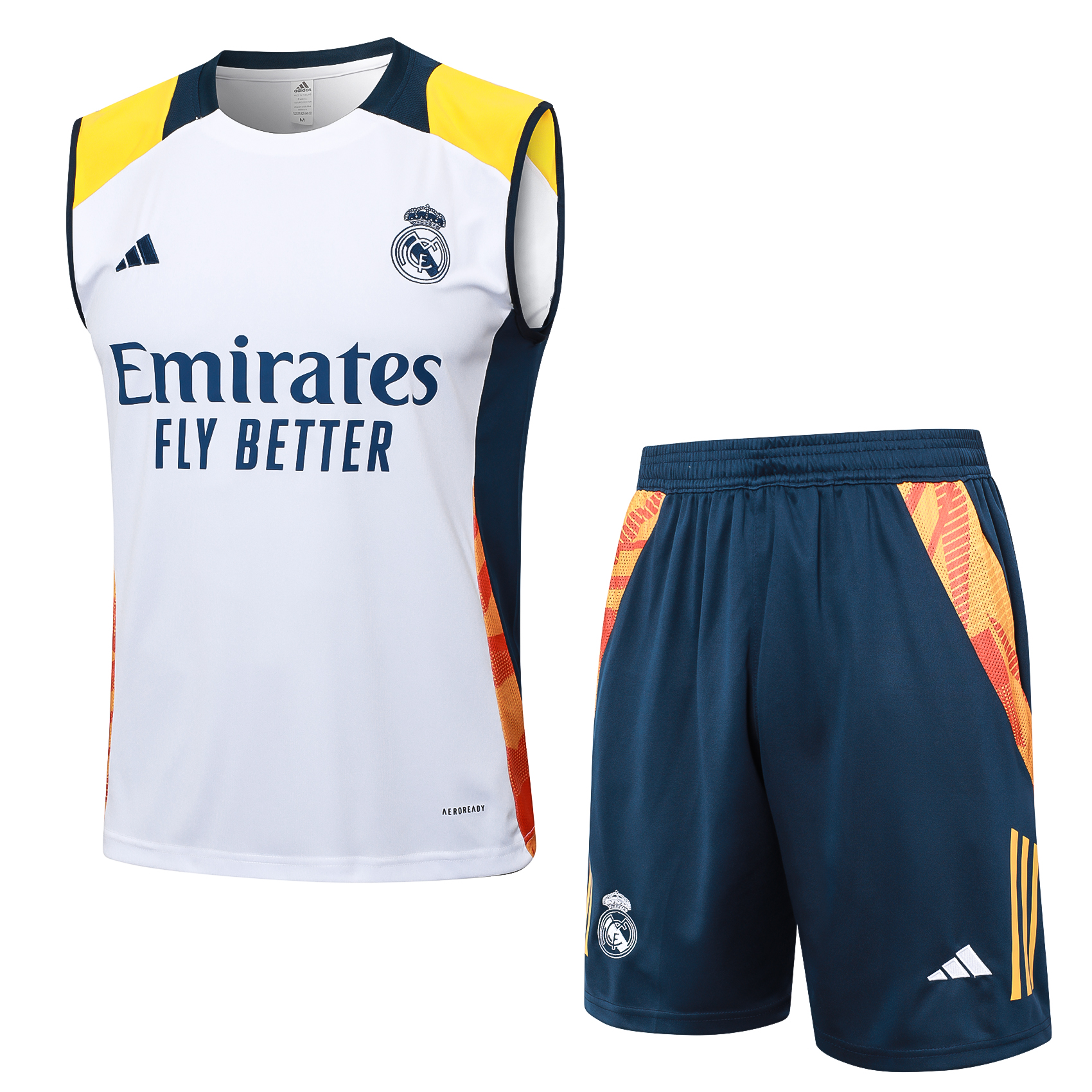 Real Madrid 24-25 Vest Training Set - White - ManixJersey