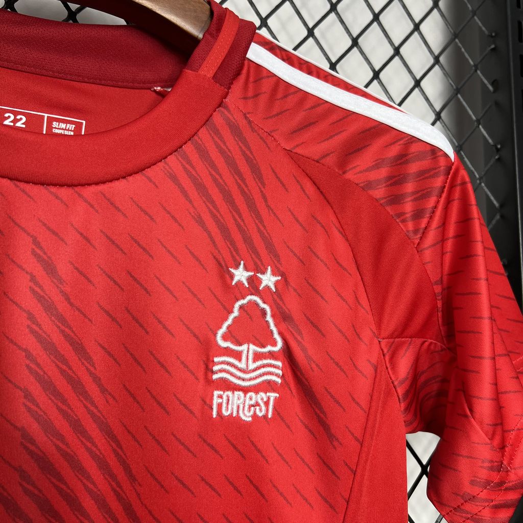 Nottingham Forest 24-25 Home Stadium Kids Kit - ManixJersey