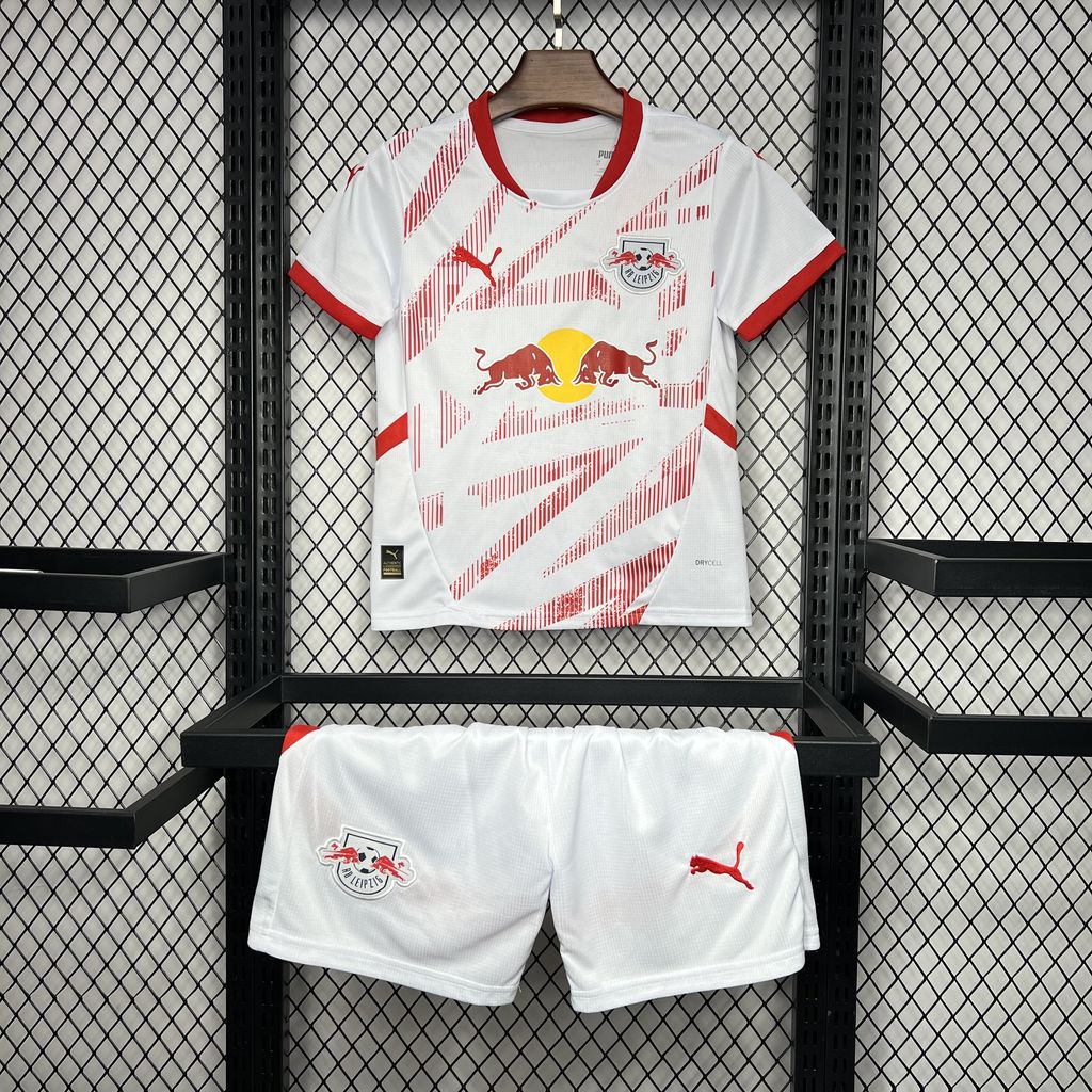 RB Leipzig 24-25 Home Stadium Kids Kit - ManixJersey