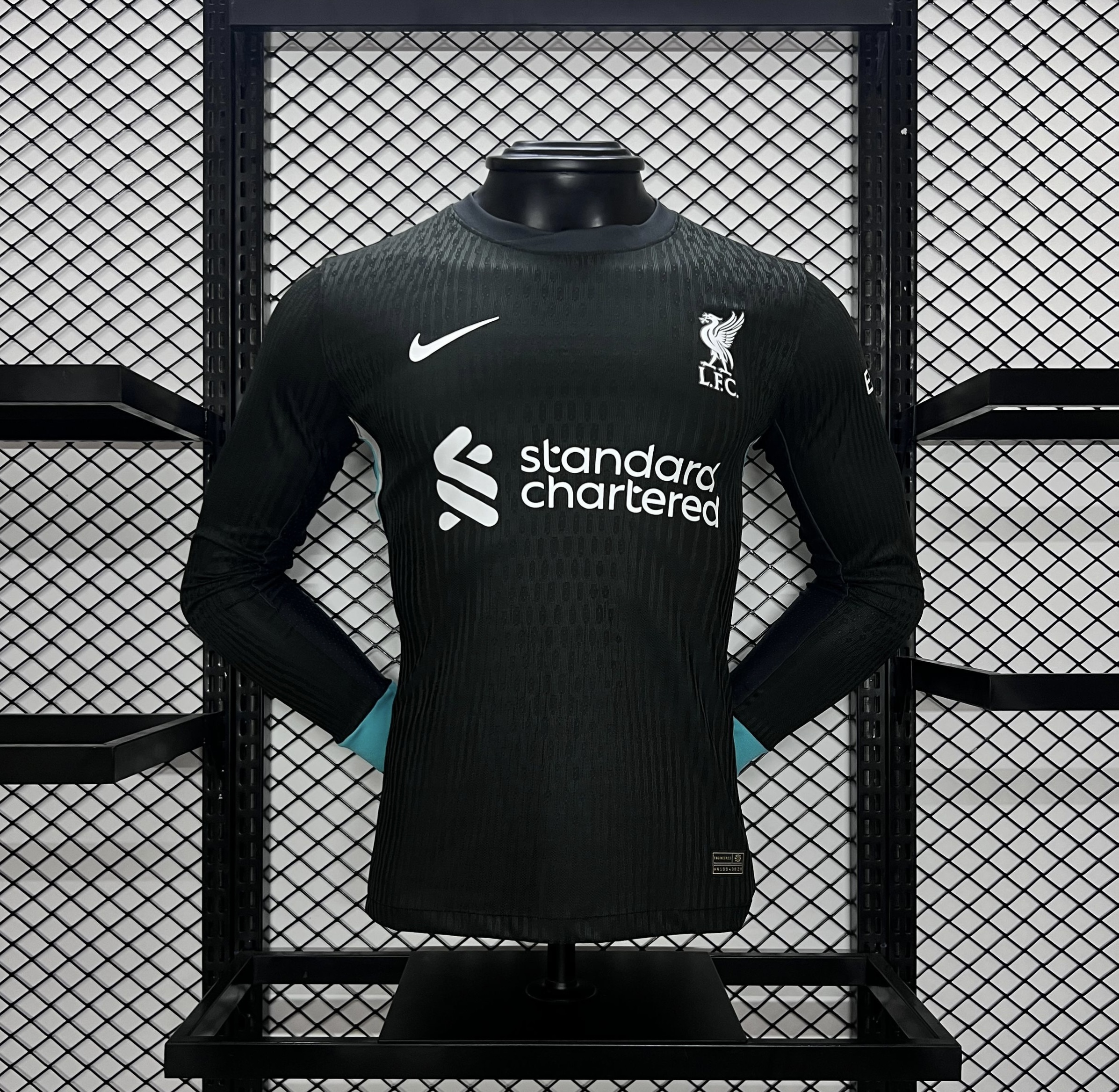 Liver.pool 24-25 Away Long Sleeve Jersey - Player Version - ManixJersey