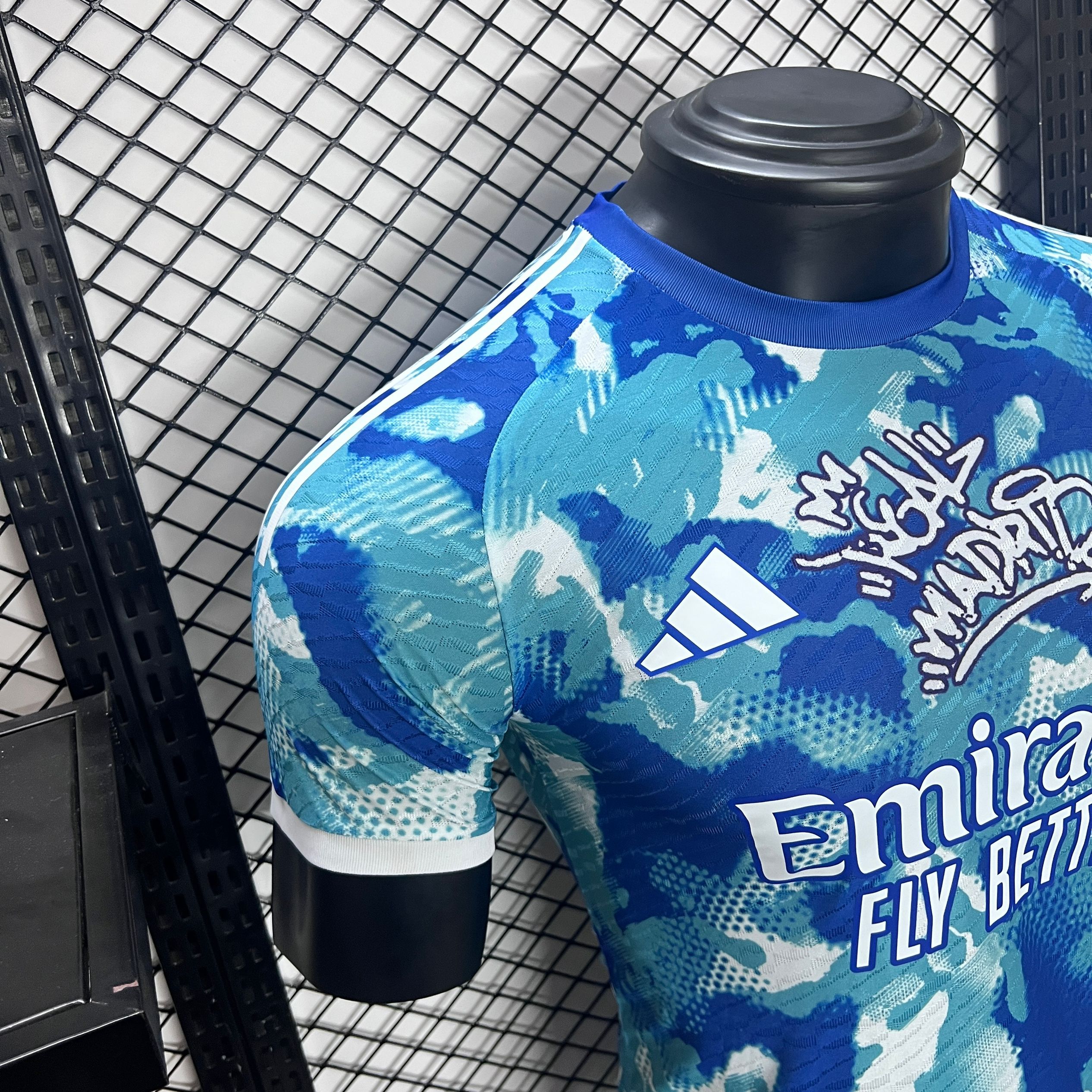 Real Madrid 24-25 Blue Watercolor Special Edition Jersey - Player Version - ManixJersey