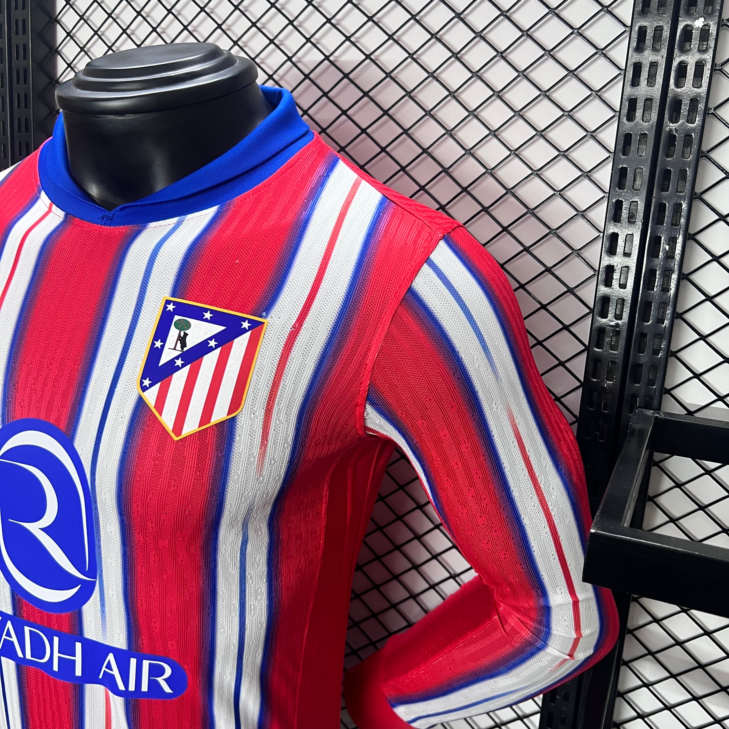 Atletico Madrid 24-25 Home Long Sleeve Jersey - Player Version - ManixJersey