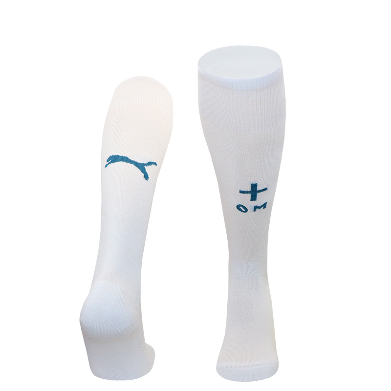 Marseille 24-25 Home Socks - White - ManixJersey