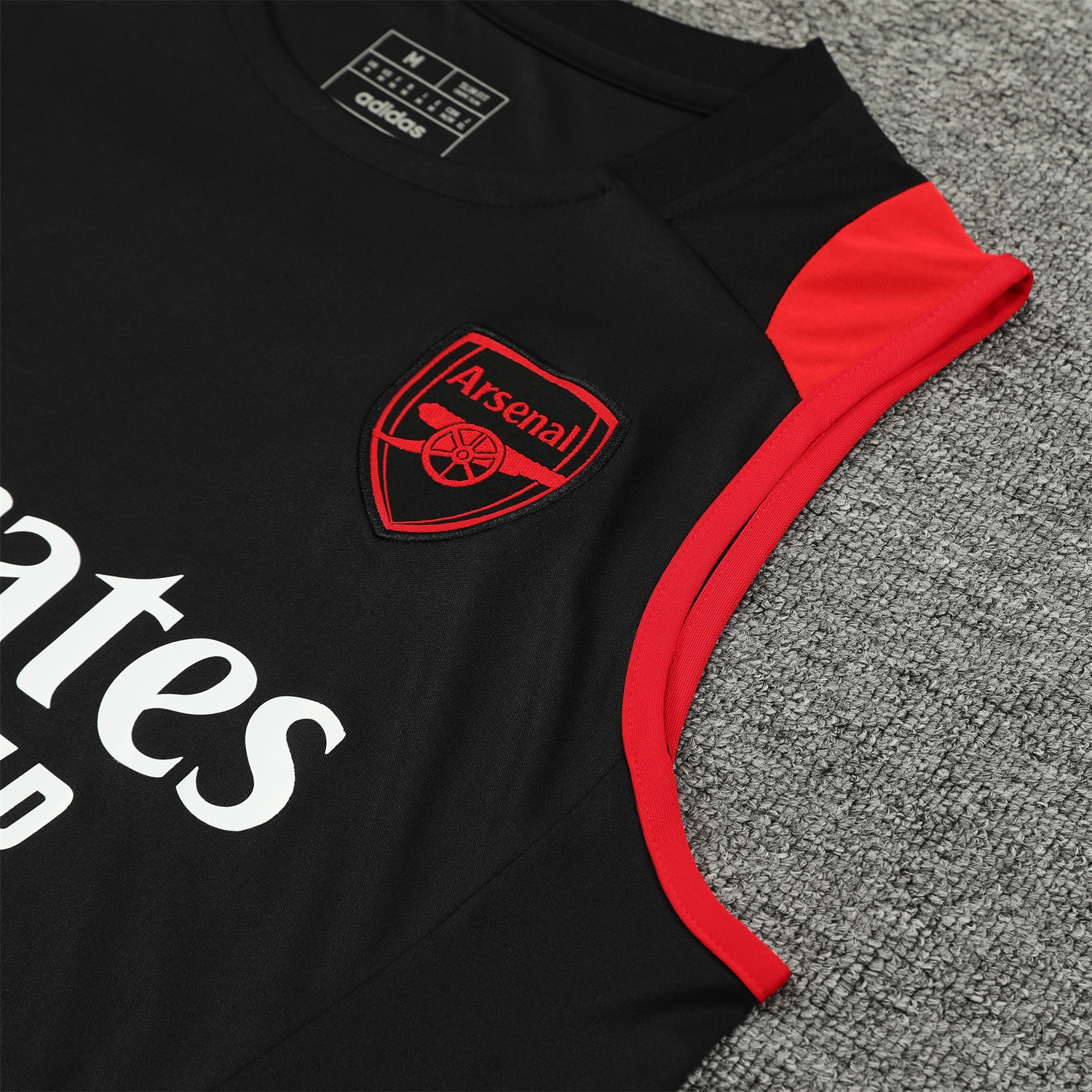 Arsenal 24-25 Vest Training Set - Black - ManixJersey