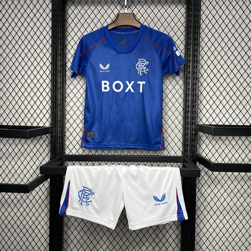 Glasgow Rangers 24-25 Home Stadium Kids Kit - ManixJersey