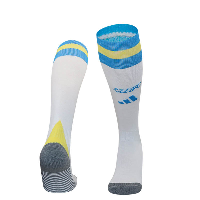 Leeds United 24-25 Home Socks - White - ManixJersey
