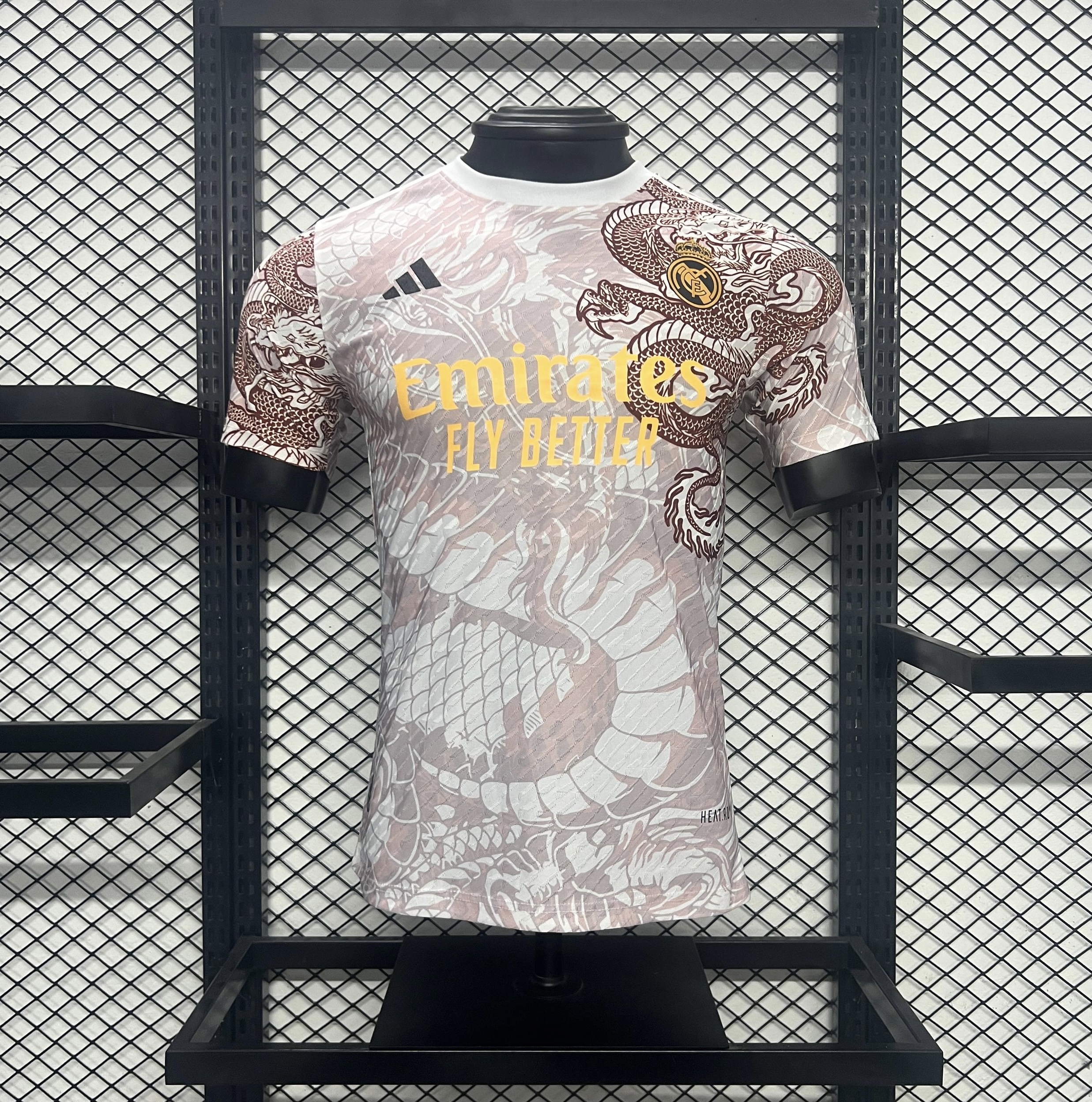 Real Madrid 24-25 Red Dragon Special Edition White Jersey - Player Version - ManixJersey