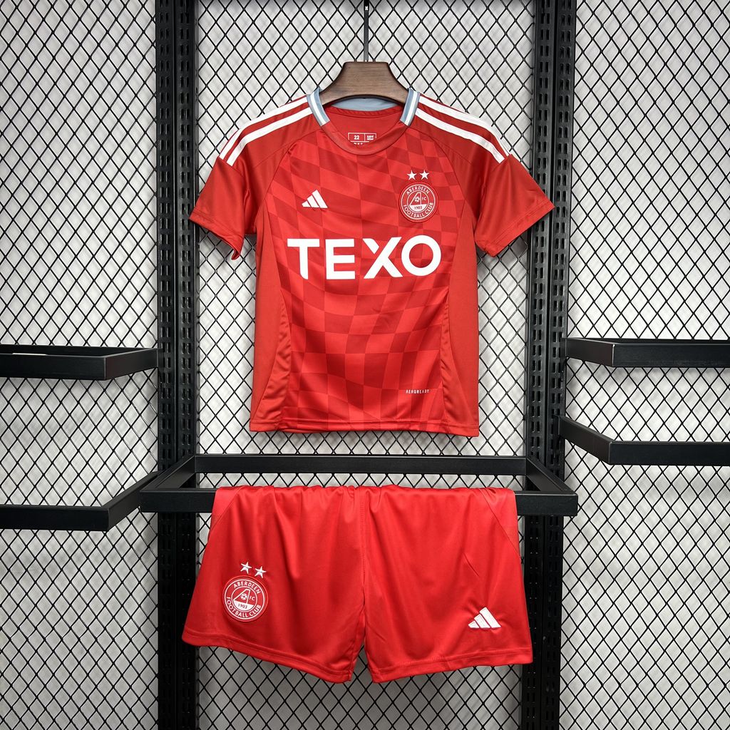 Aberdeen 24-25 Home Stadium Kids Kit - ManixJersey