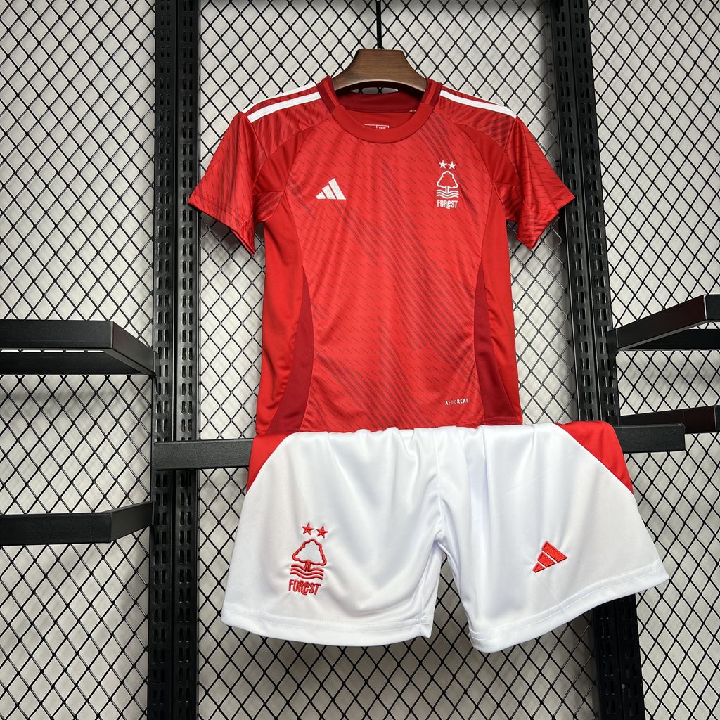 Nottingham Forest 24-25 Home Stadium Kids Kit - ManixJersey