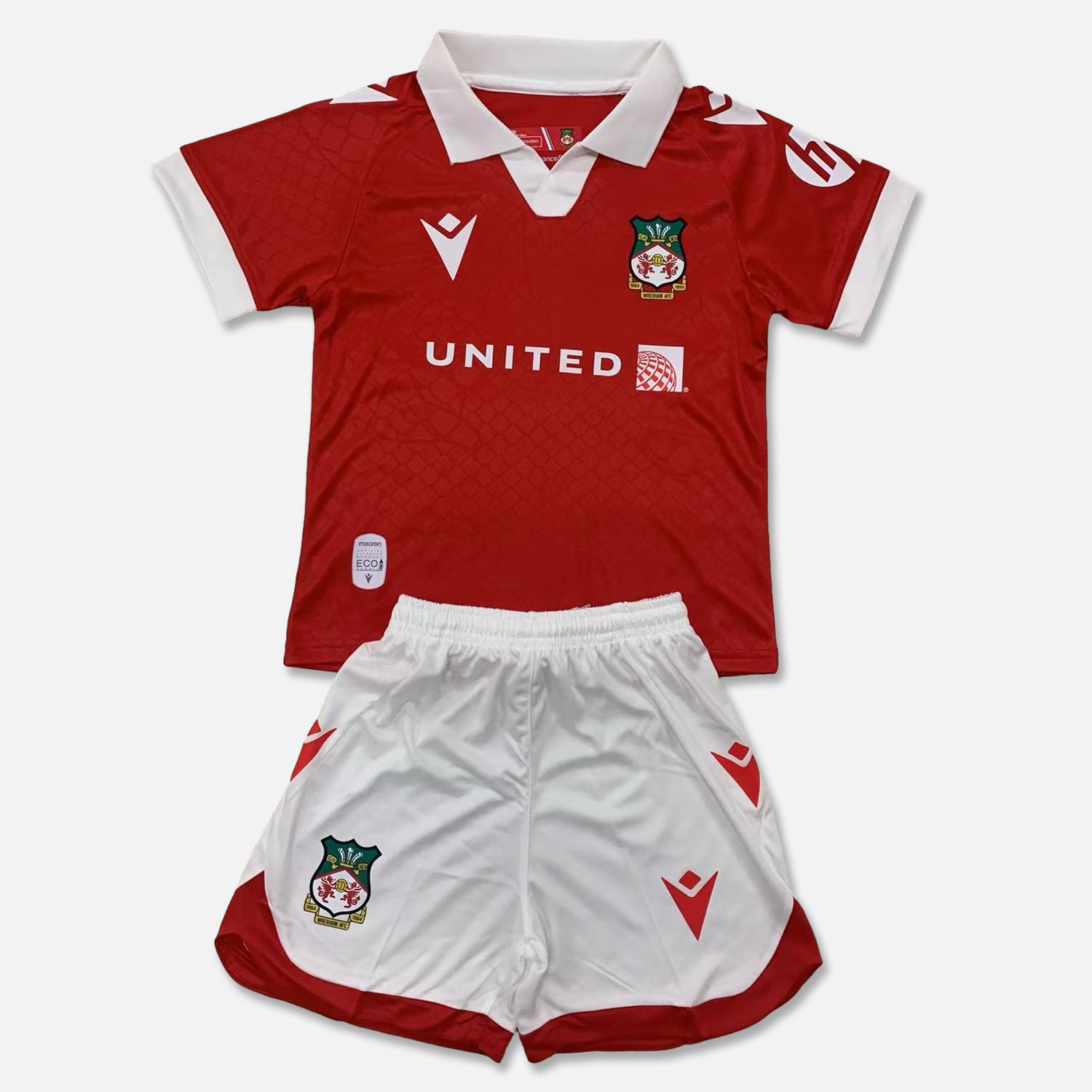 Wrexham 24-25 Home Stadium Kids Kit - ManixJersey