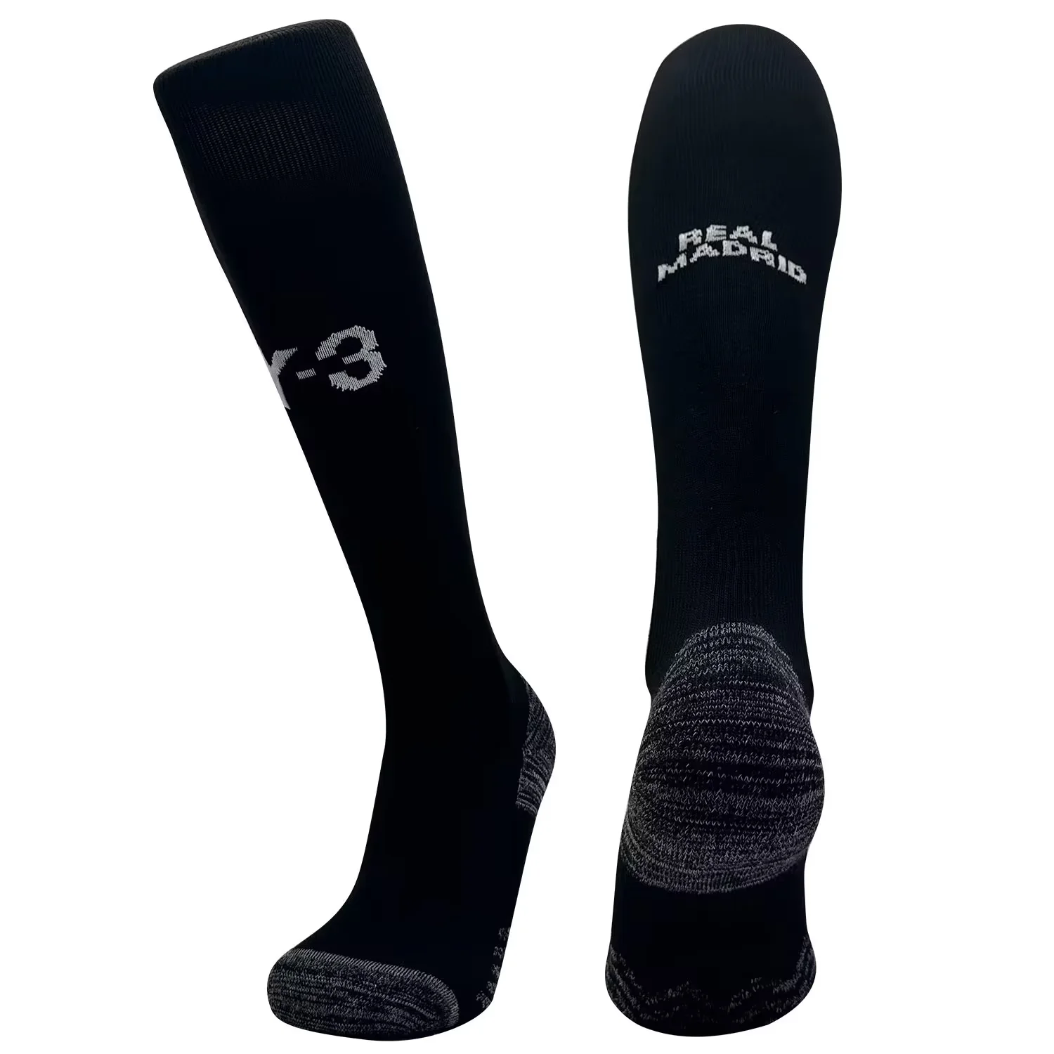 Real Madrid 24-25 Y-3 Socks - Black - ManixJersey