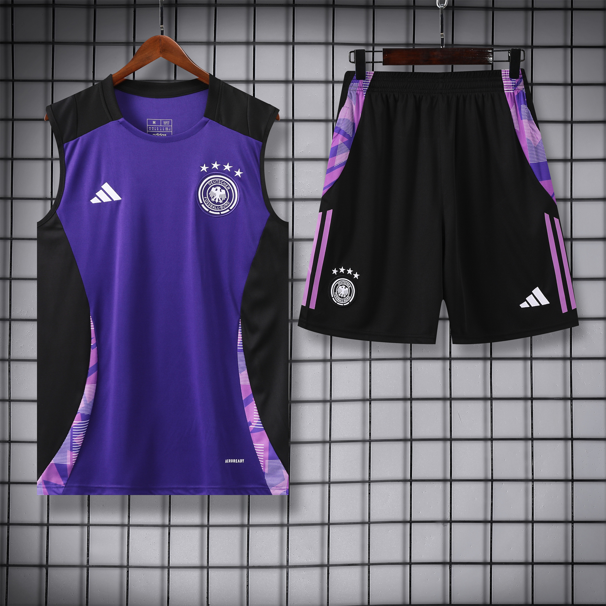 Germany 24-25 Training Vest Suit - Purple - ManixJersey