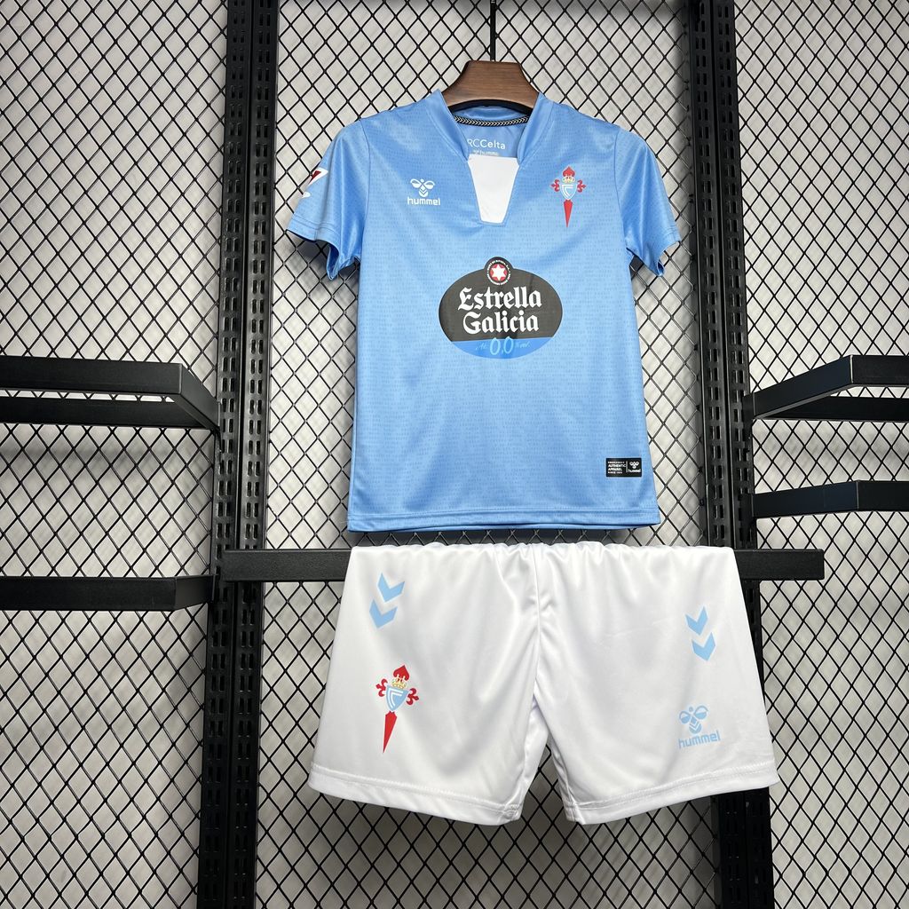 Celta Vigo 24-25 Home Stadium Kids Kit - ManixJersey