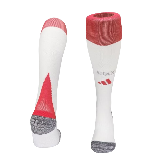 Ajax 24-25 Home Socks - White - ManixJersey