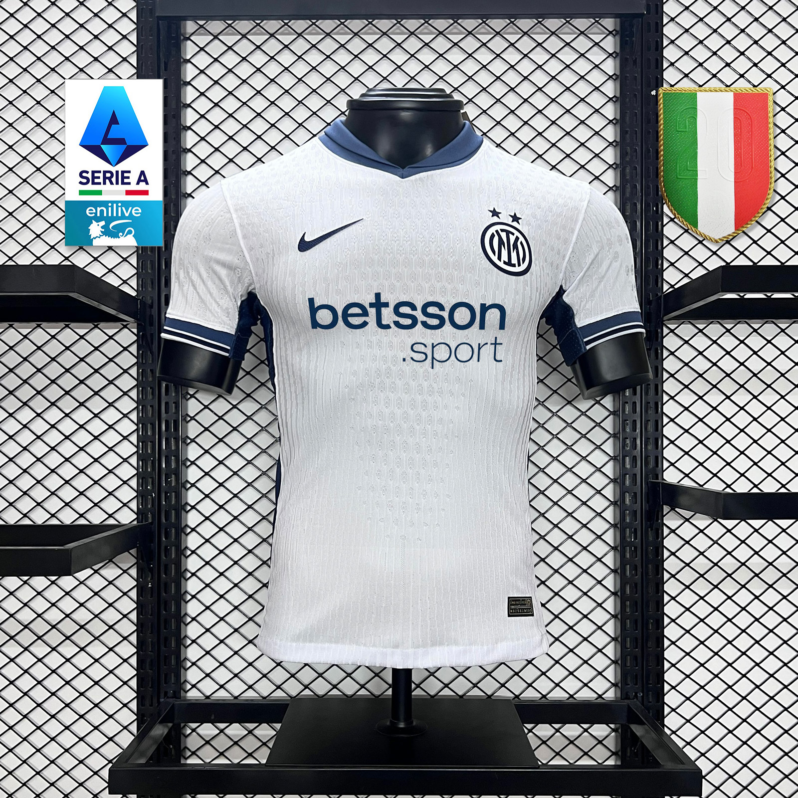 Inter Milan 24-25 Away Jersey With Chest Advertisement - Player Version - ManixJersey