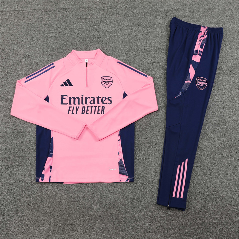 Arsenal 24-25 Long Sleeve Training Set - Pink - ManixJersey