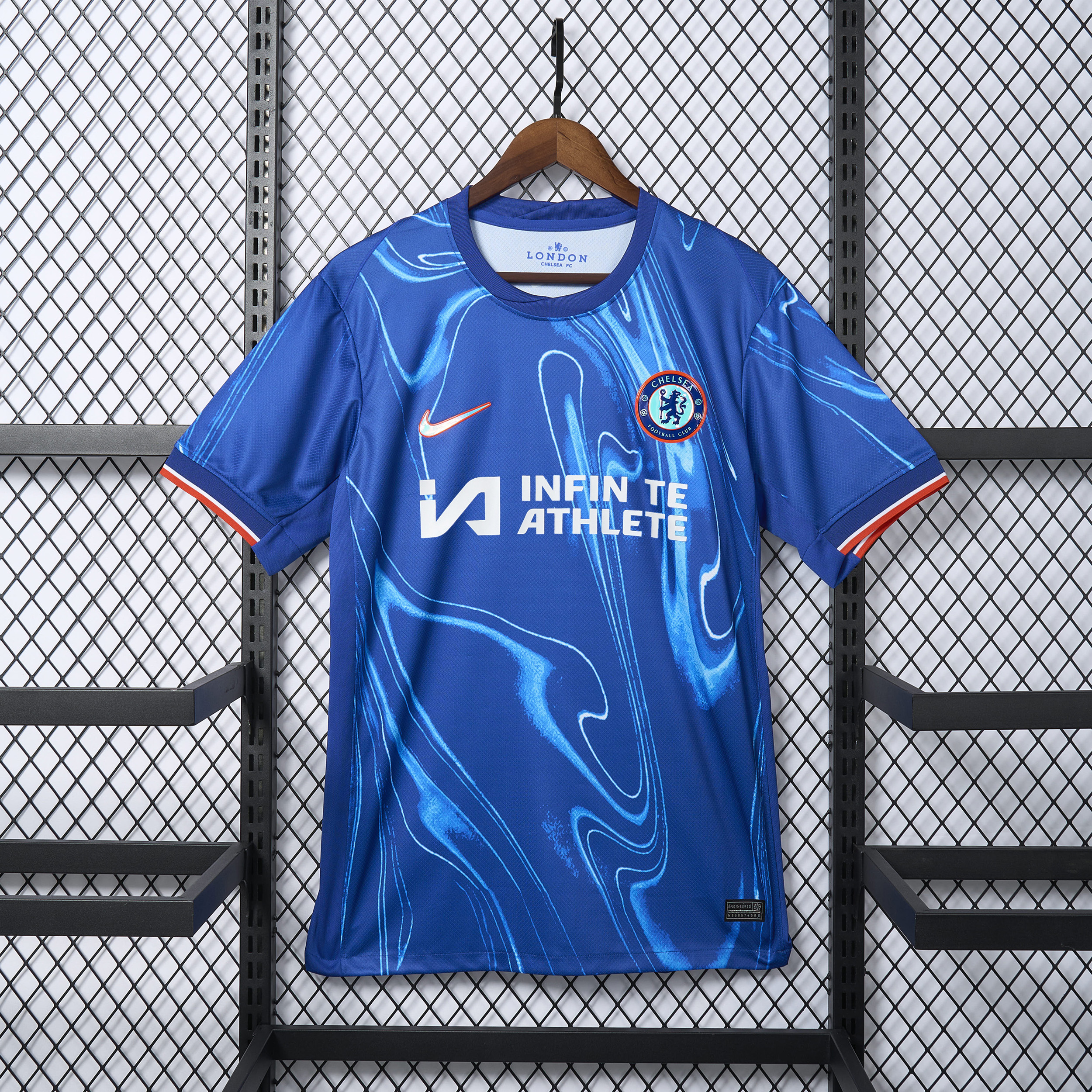 C.H.E.L.S.E.A 24-25 Home Stadium Jersey With Chest Advertisement - Fans Version - ManixJersey