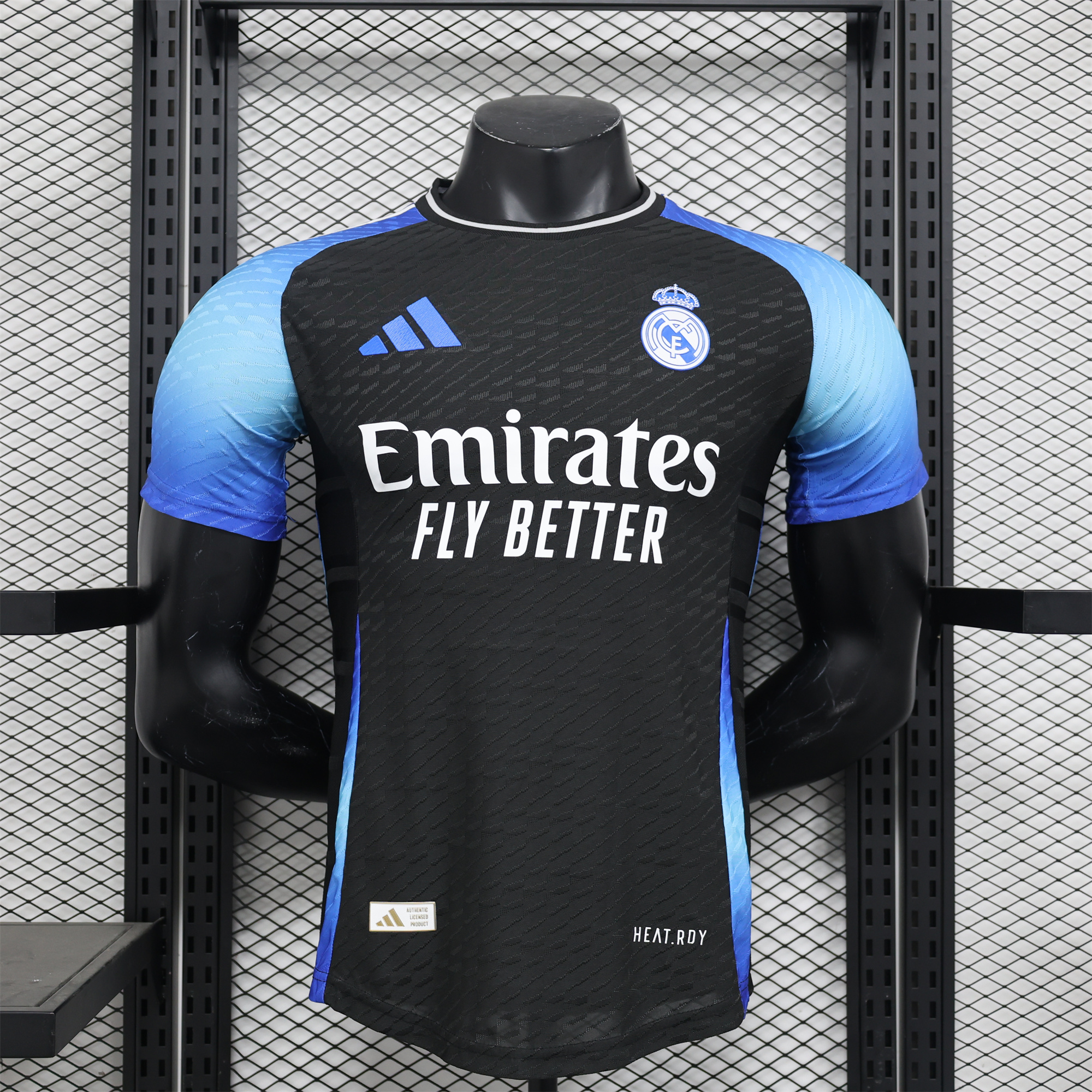 Real Madrid 24-25 Black Blue Special Edition Jersey - Player Version - ManixJersey