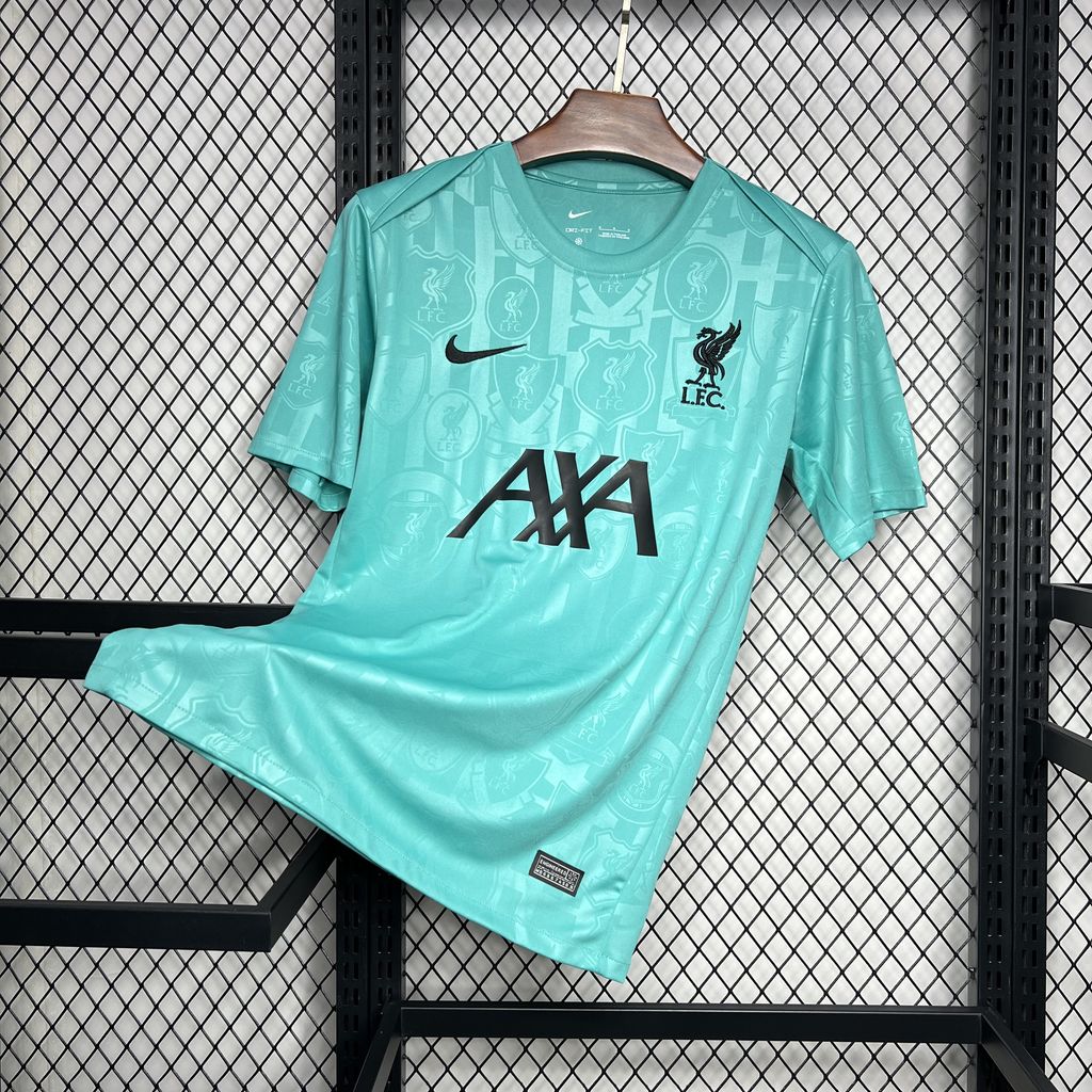 Liver.pool 24-25 Cyan-blue Pre-match Training Jersey - Fans Version - ManixJersey