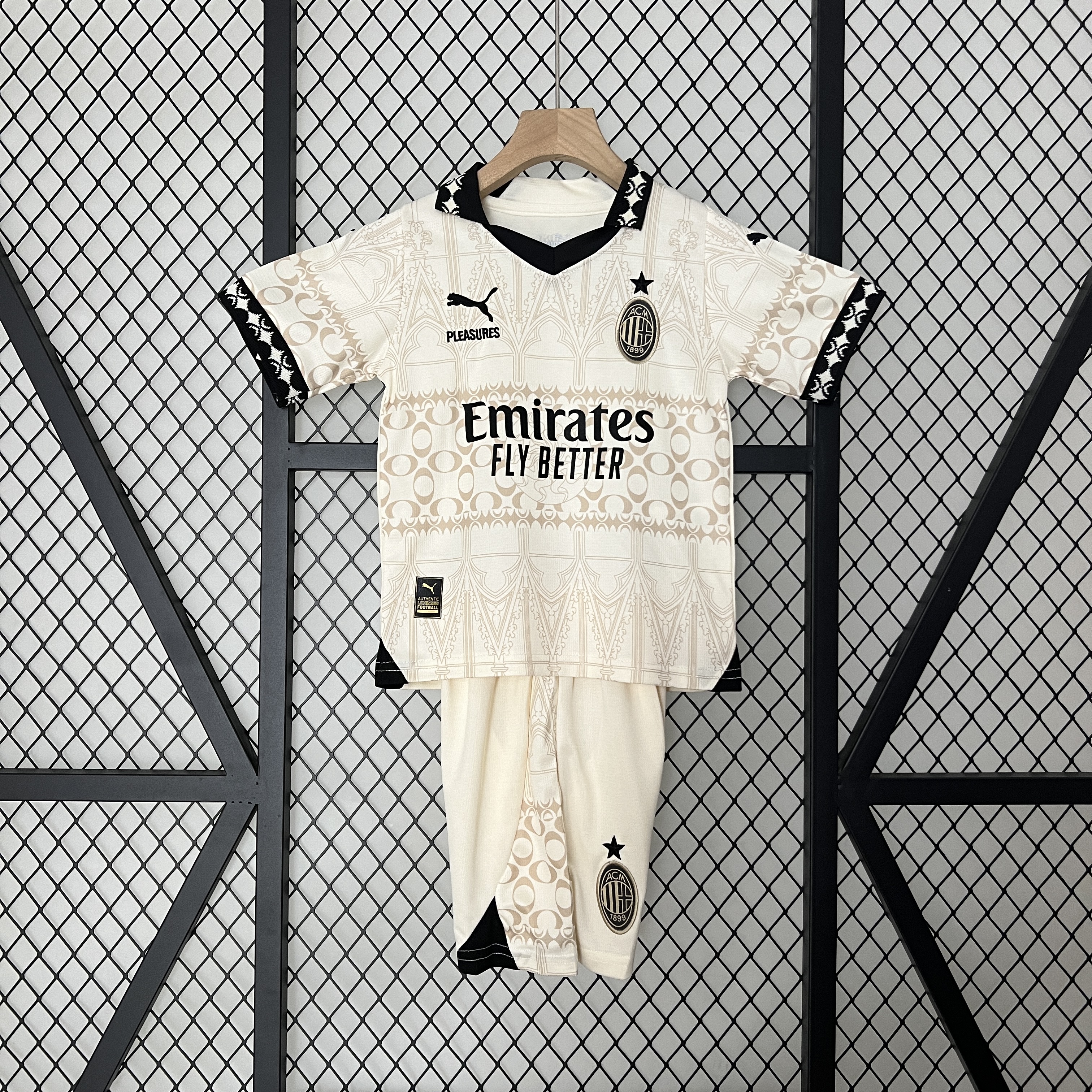 AC Milan 23-24 Fourth Goalkeeper Kids Kit - ManixJersey