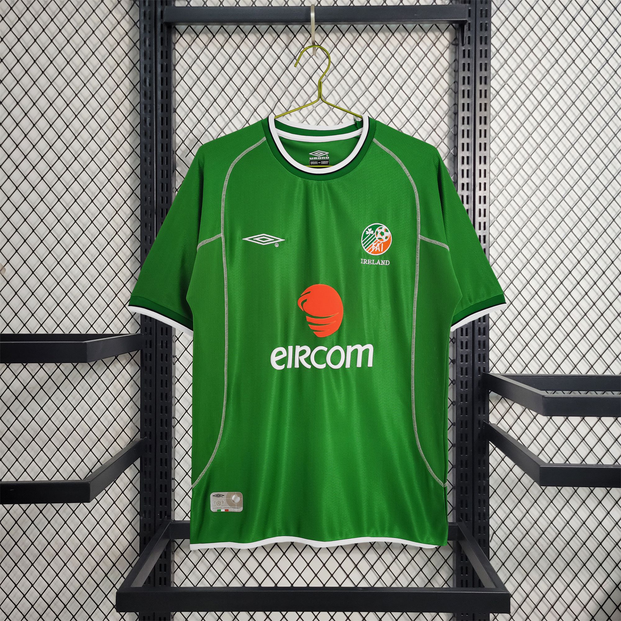 Retro Ireland 2002 Home Stadium Jersey - ManixJersey