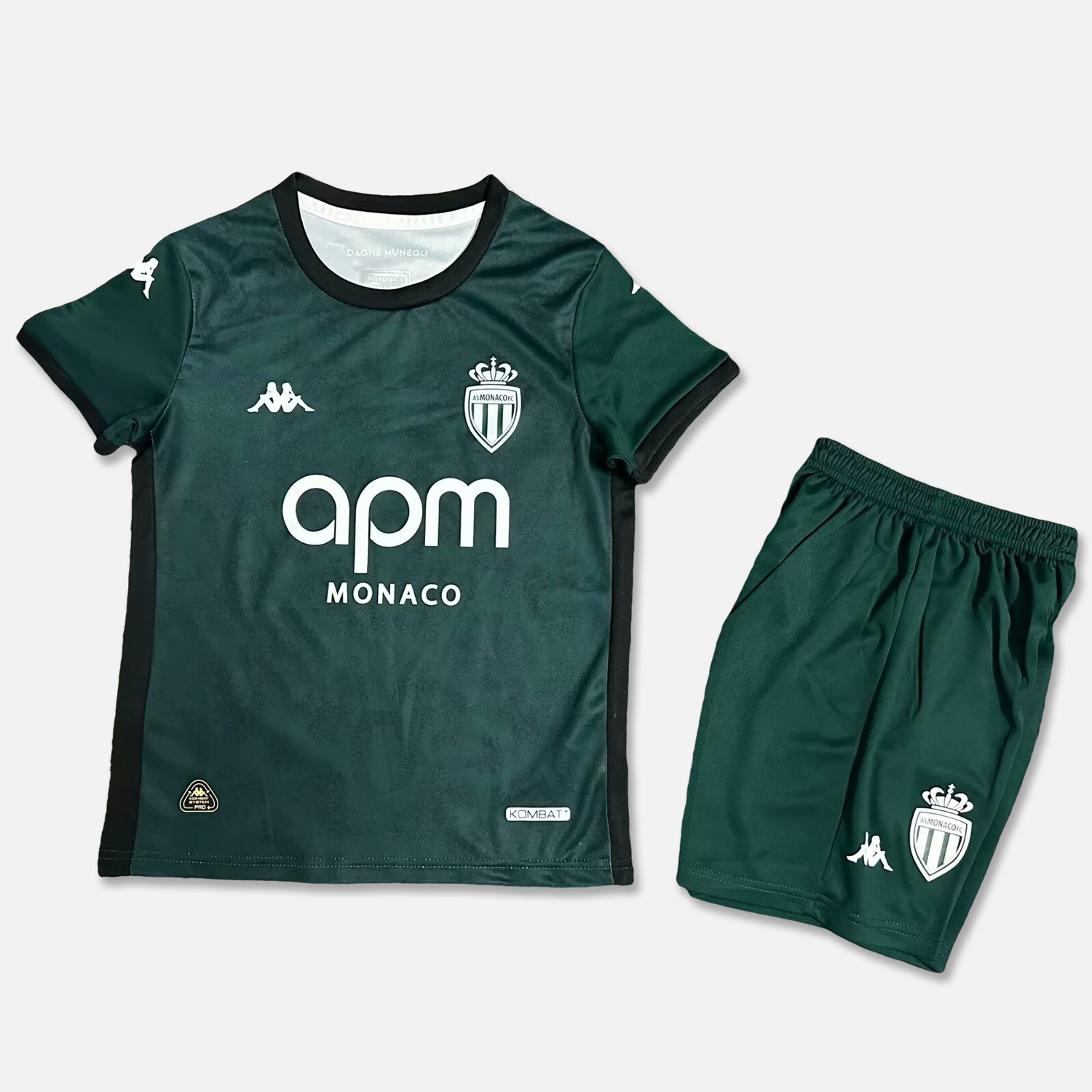 AS Monaco 24-25 Away Kids Kit - ManixJersey