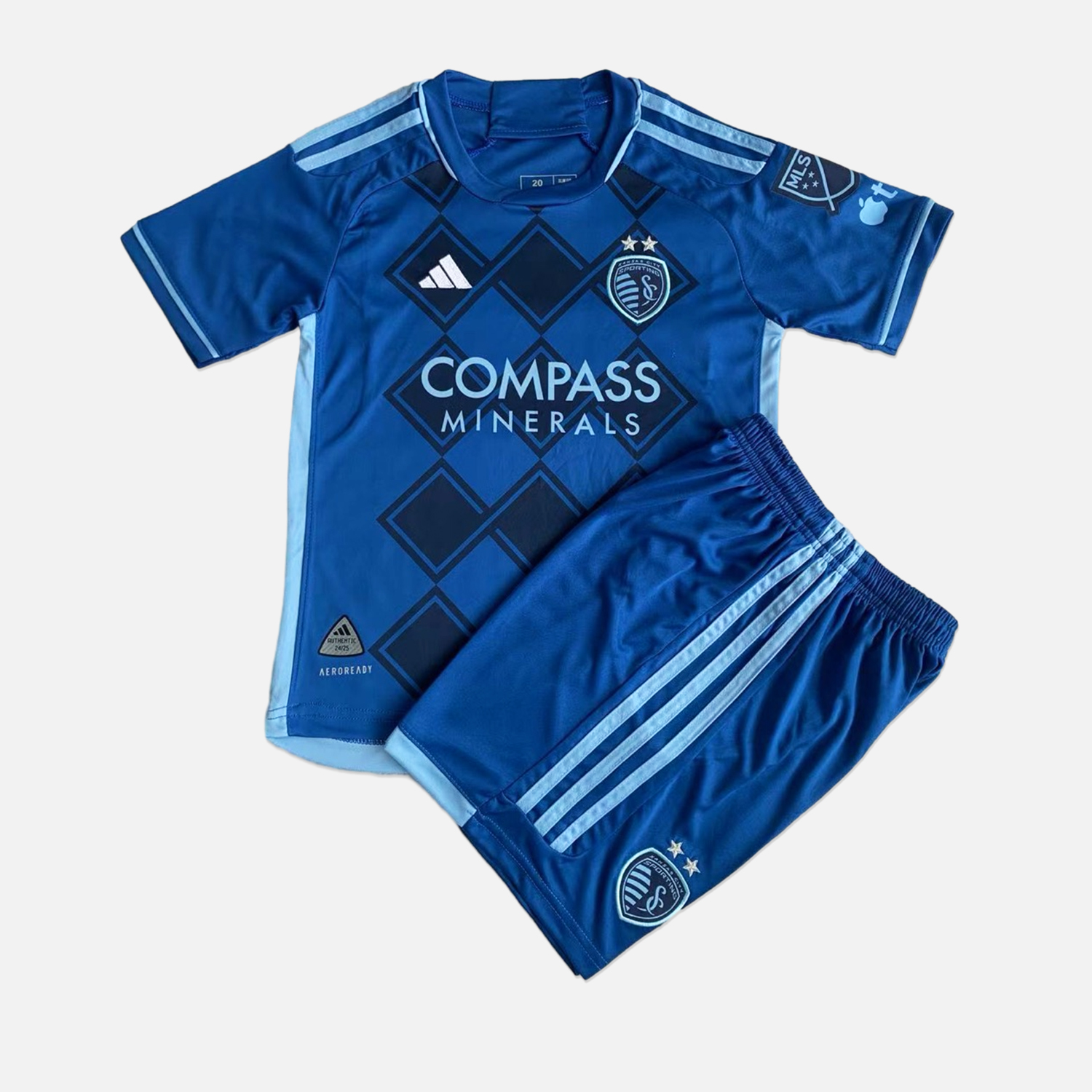 Sporting Kansas City 2024 Away Men's Adult Jersey Set - Fans Version - ManixJersey