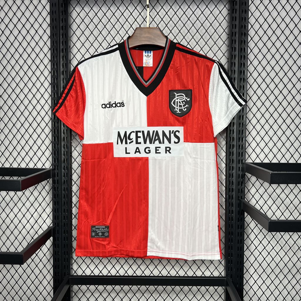 Retro Glasgow Rangers 1995-96 Away Stadium Jersey - ManixJersey