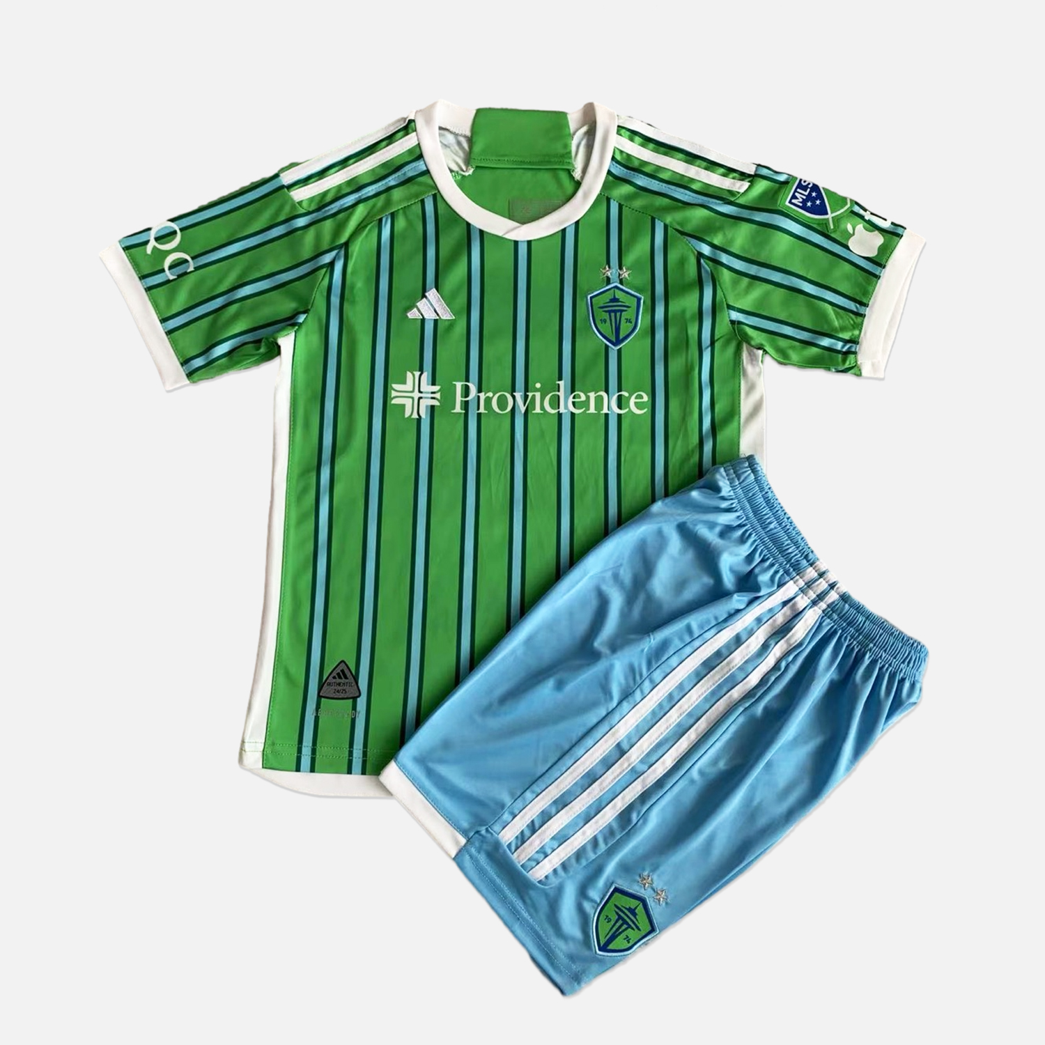 Seattle Sounders 2024 Home Men's Adult Jersey Set - Fans Version - ManixJersey