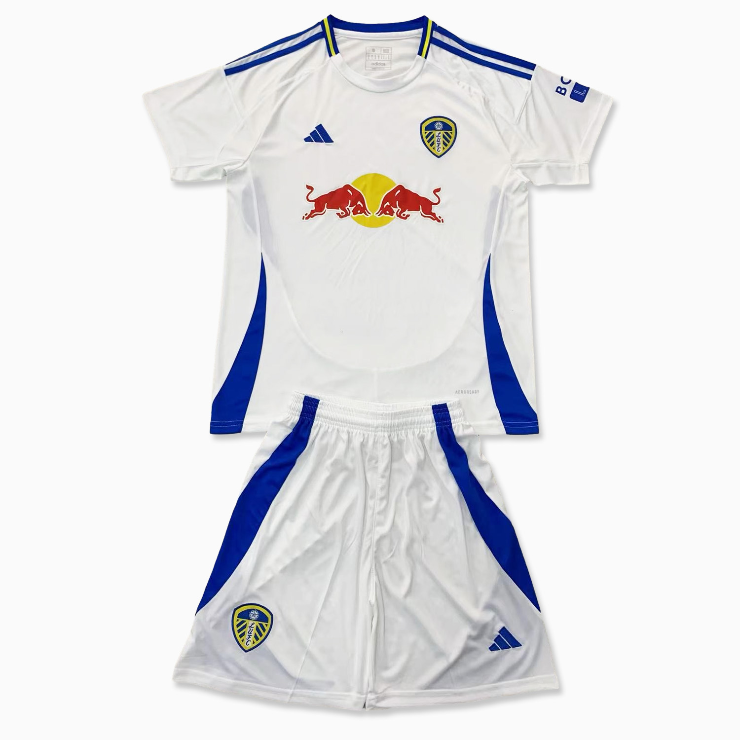 Leeds United 24-25 Home Men's Adult Jersey Set - Fans Version - ManixJersey