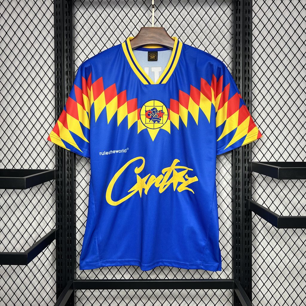 Corteiz x Retro Club América 1995-96 Away Jersey - with RTW 18 print - ManixJersey