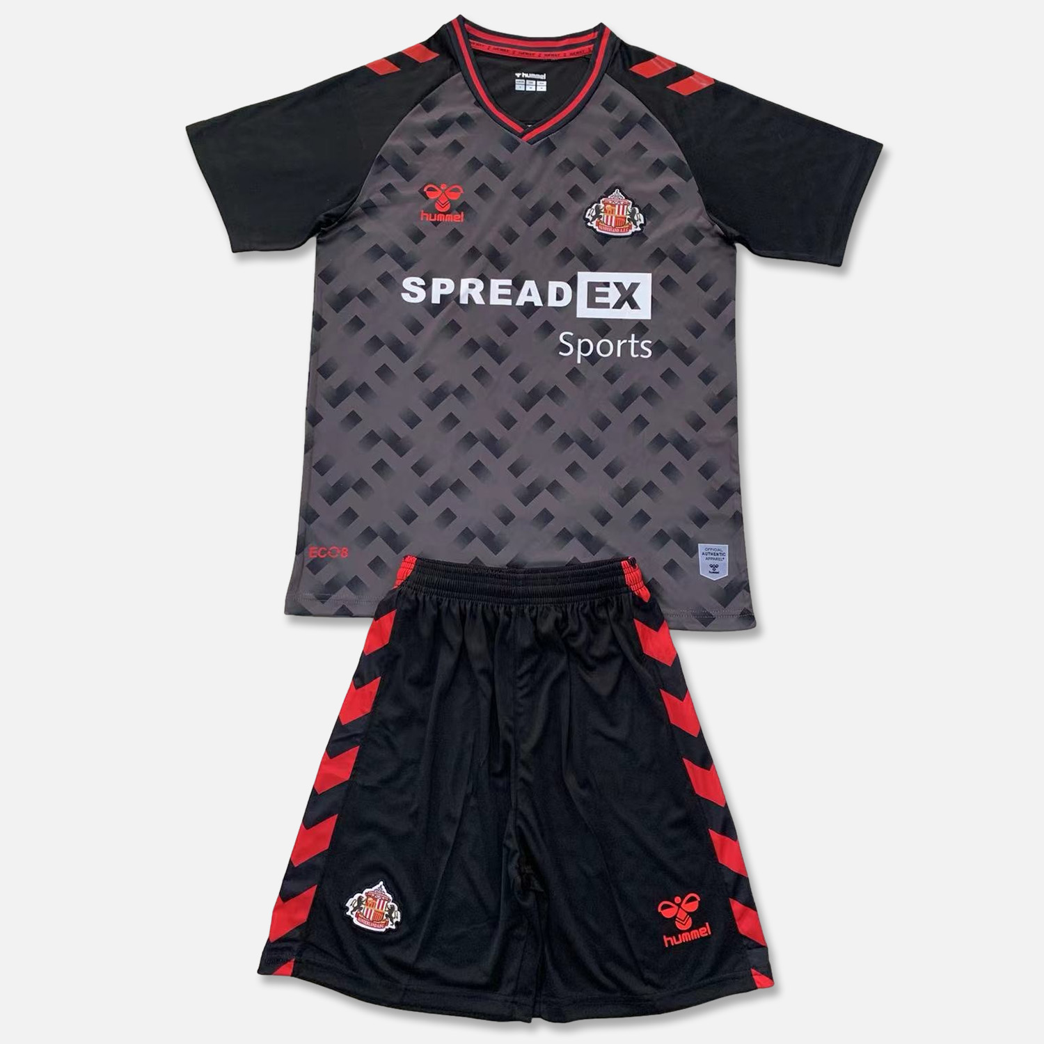 Sunderland 24-25 Black Goalkeeper Men's Adult Jersey Set - Fans Version - ManixJersey