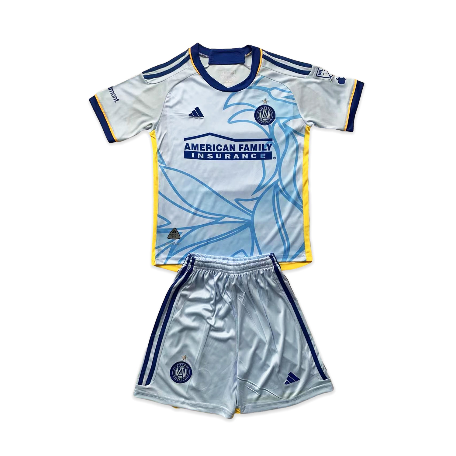 Atlanta United 2024 Away Stadium Kids Kit - ManixJersey