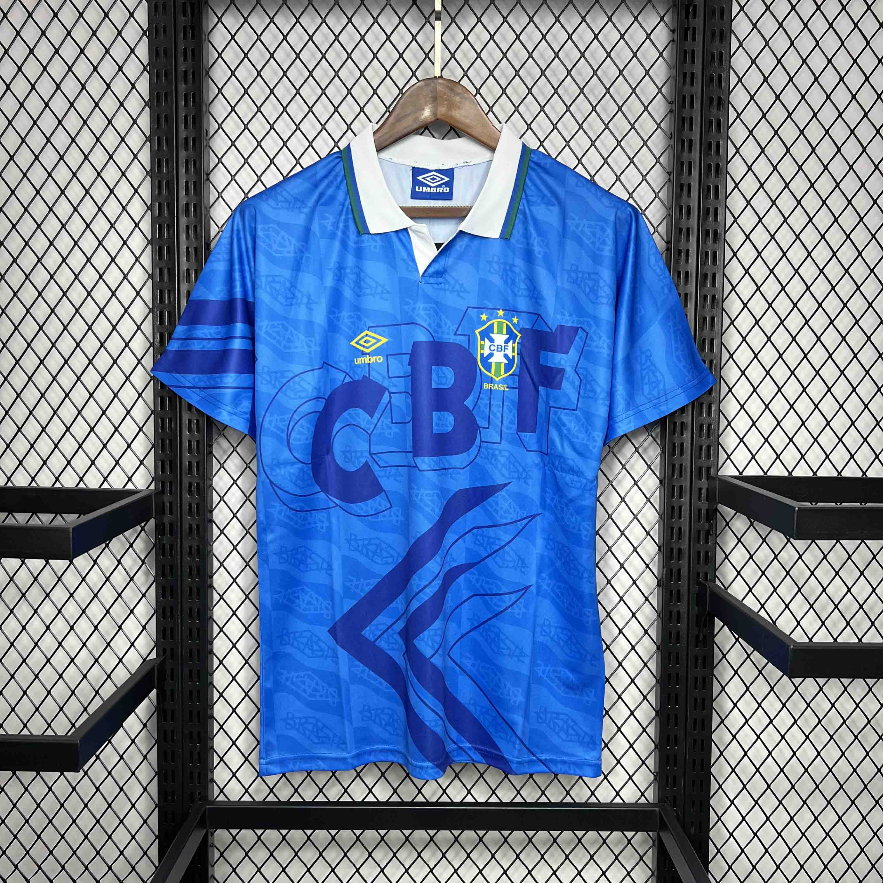 Retro Brazil 1991-93 Away Jersey - ManixJersey